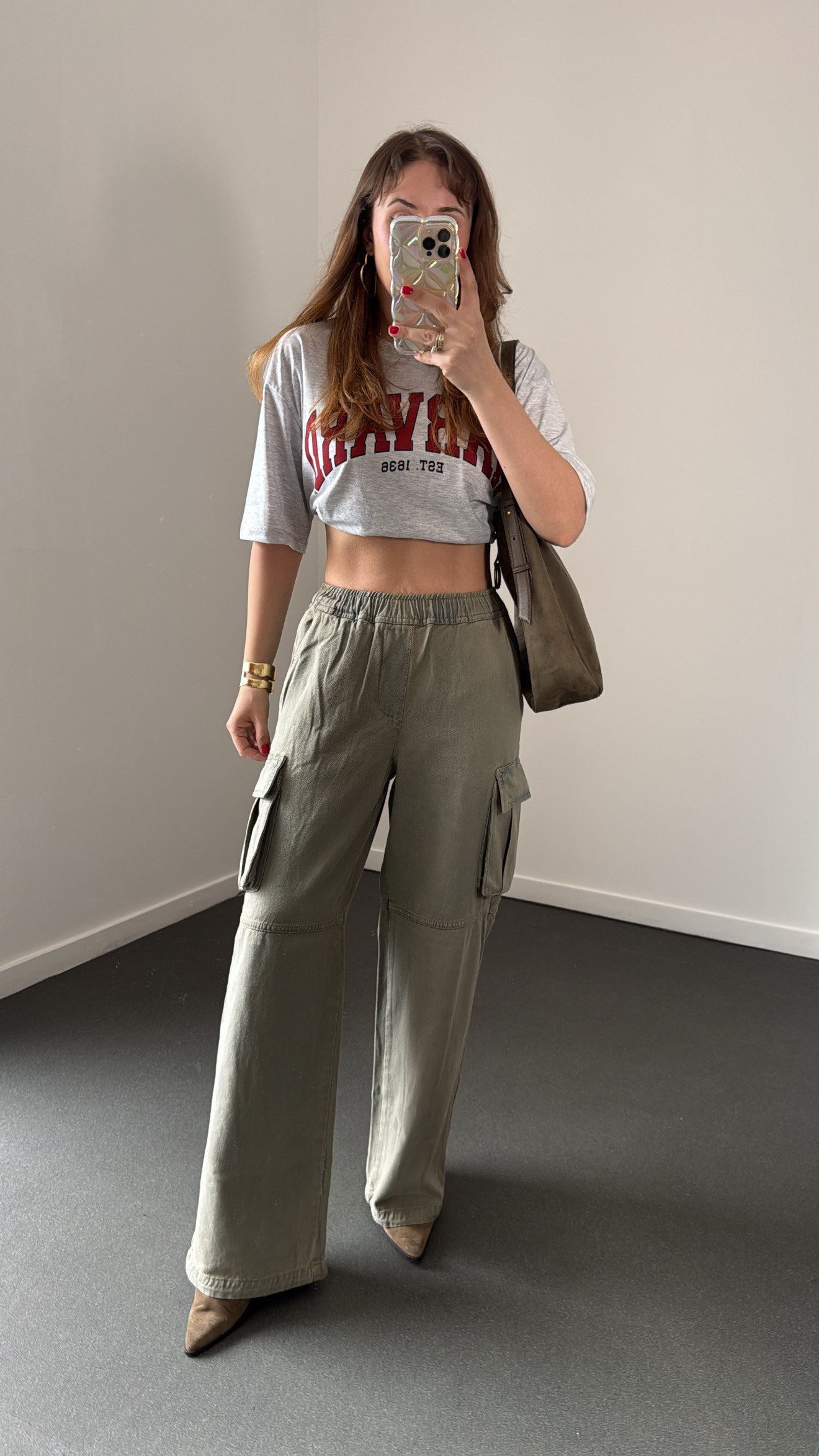 Lime Haki Kargo Cepli Jeans