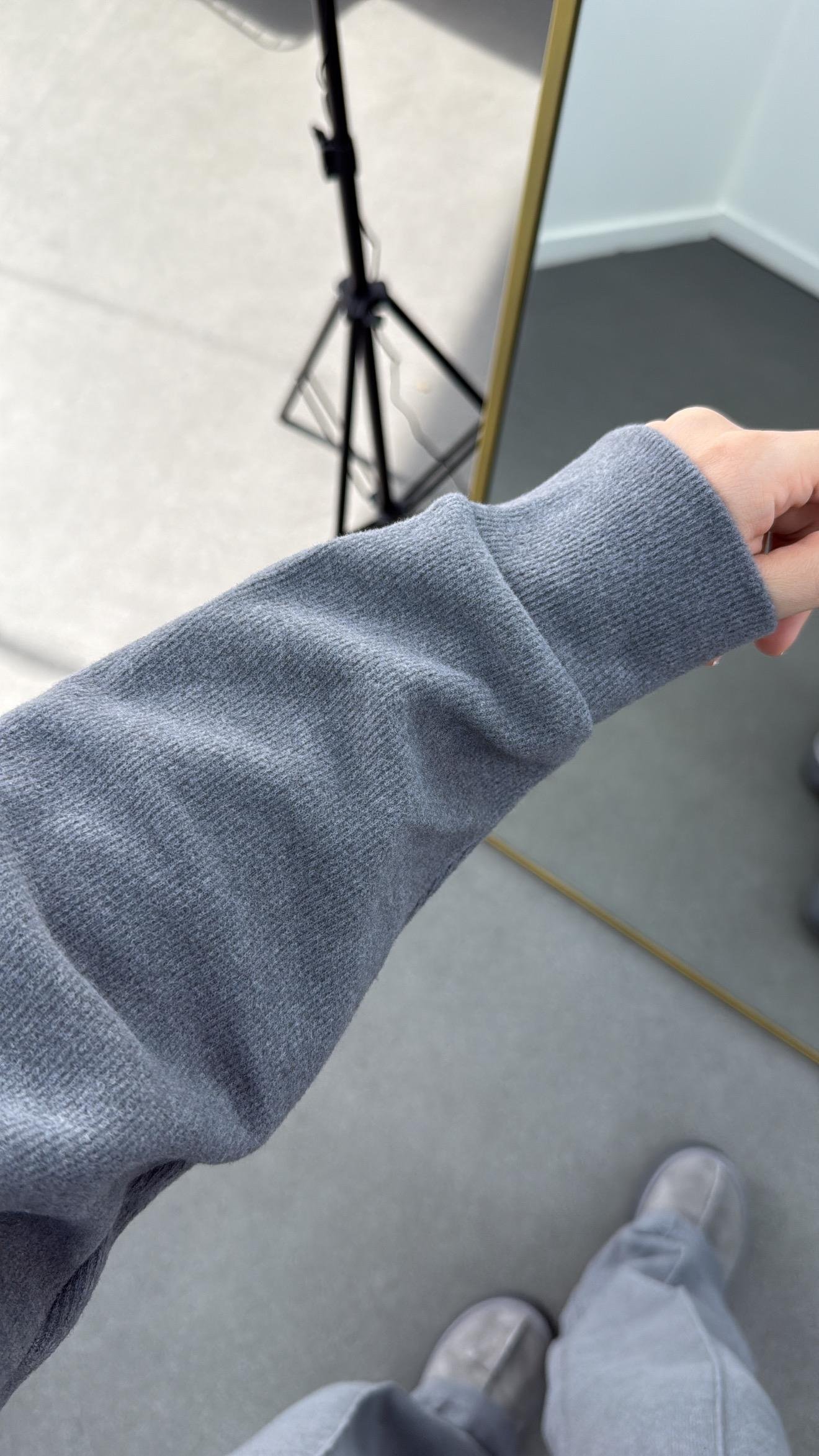 Martina Gri Fitilli Polar Sweat Eşofman Takımı