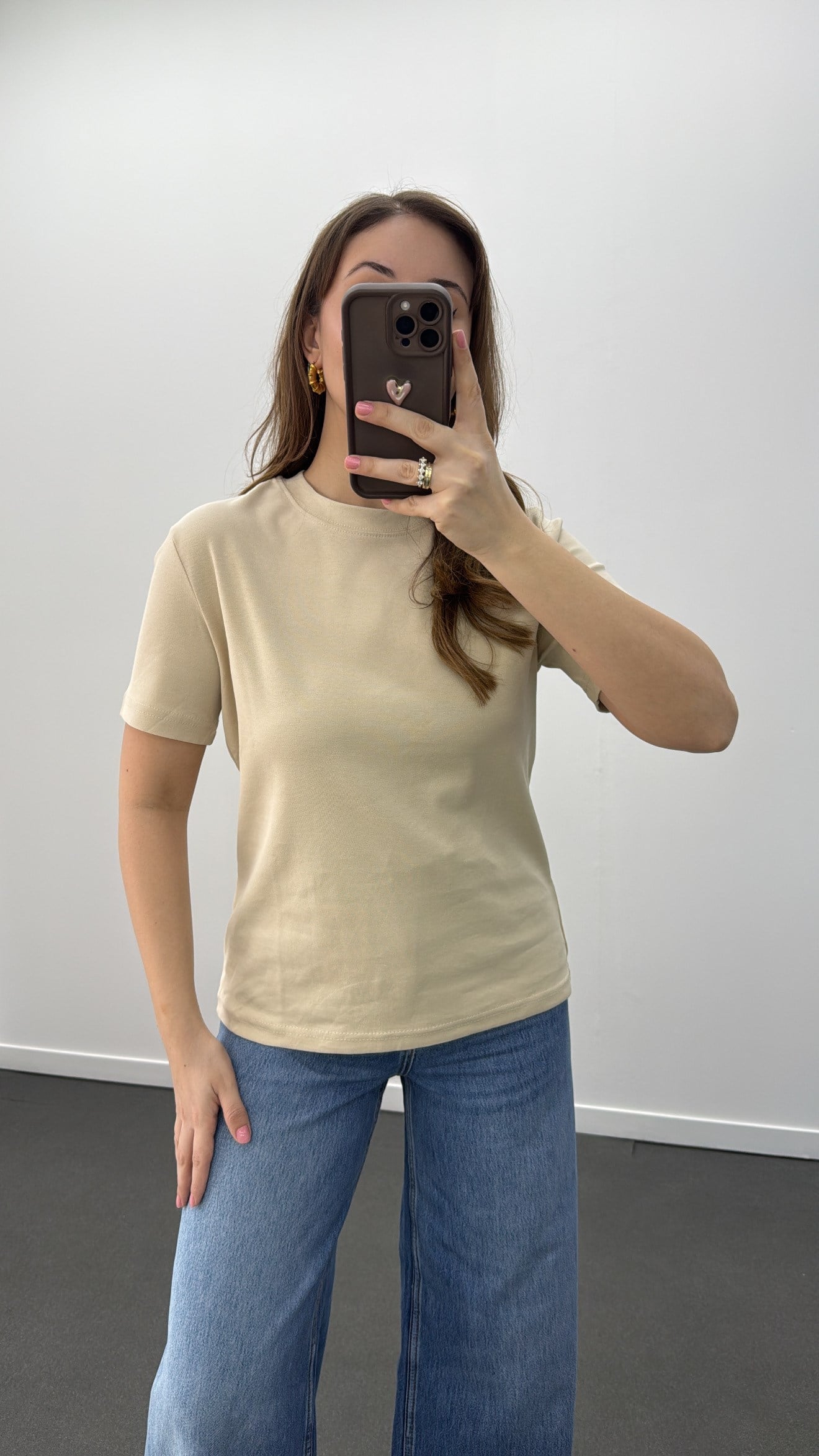 Massi Açık Bej Premium Tshirt