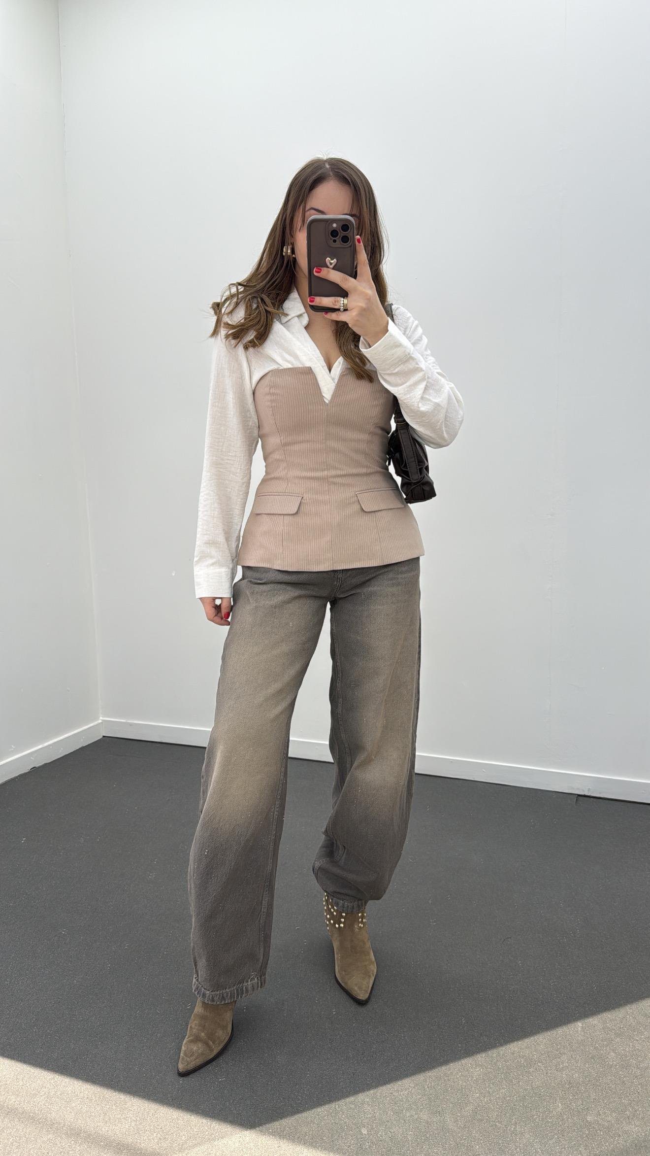 Messy Vintage Yıkama Baggy Jeans