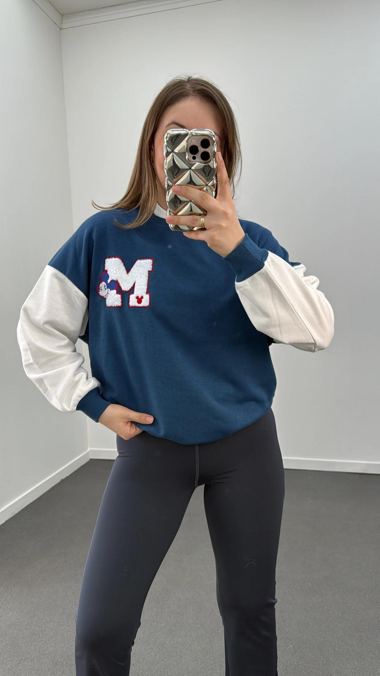 Mickey Baskılı Sweatshirt