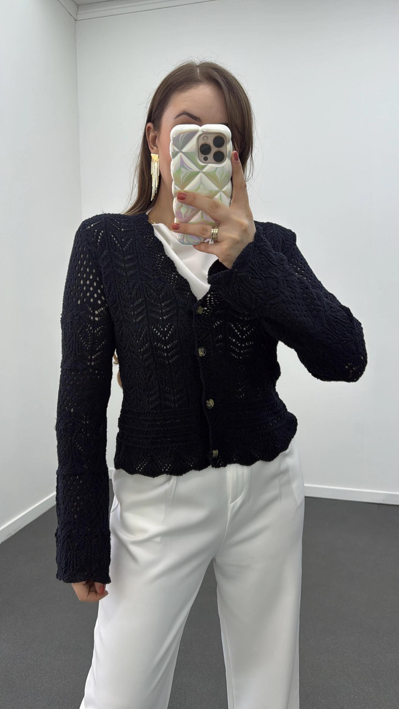 Muse Lacivert Triko Hırka