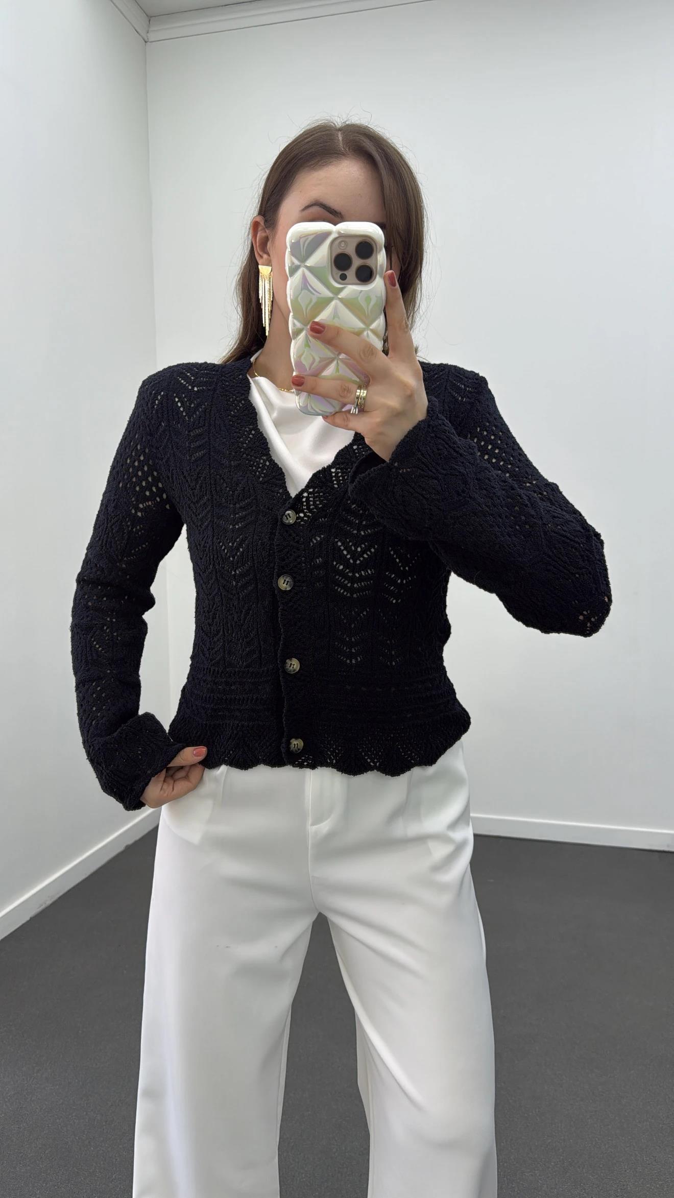 Muse Lacivert Triko Hırka