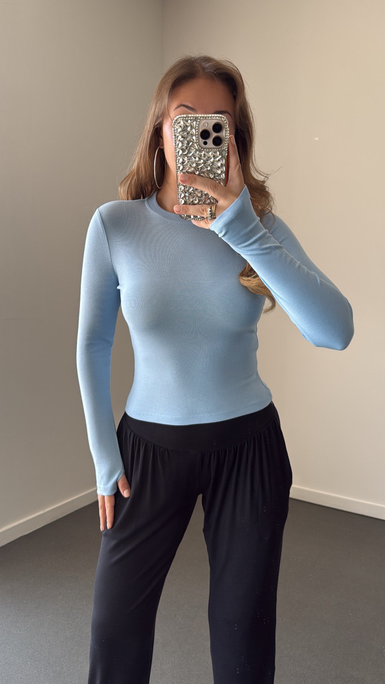 Nr Bebe Mavi Parmak Geçirmeli Modal Body