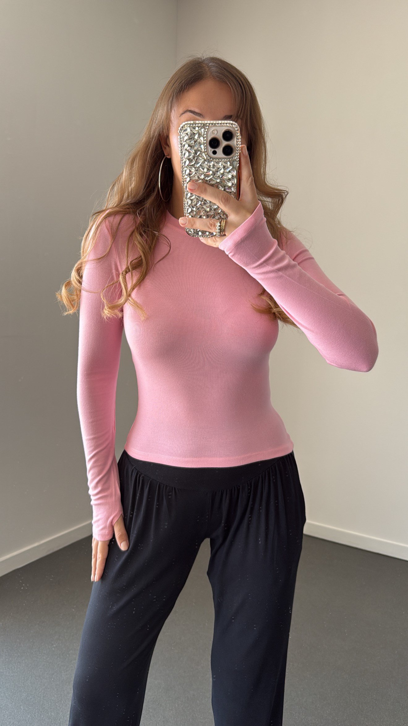 Nr Pembe Parmak Geçirmeli Modal Body