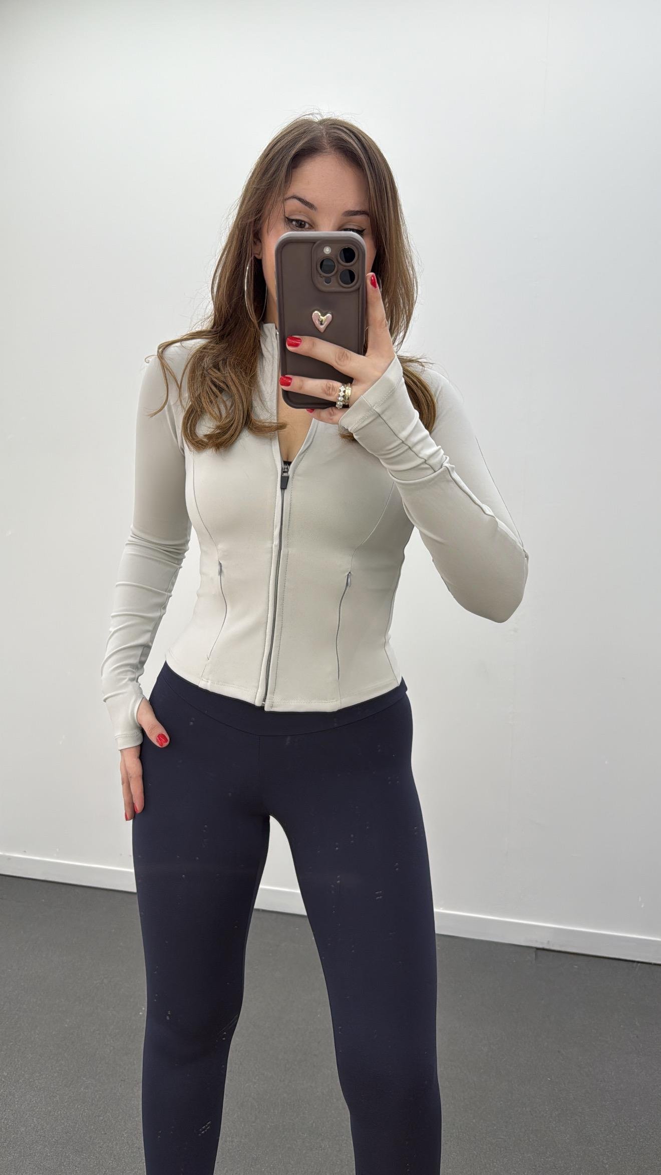 Oys Açık Gri Modal Kumaş Likralı Ceket Hırka