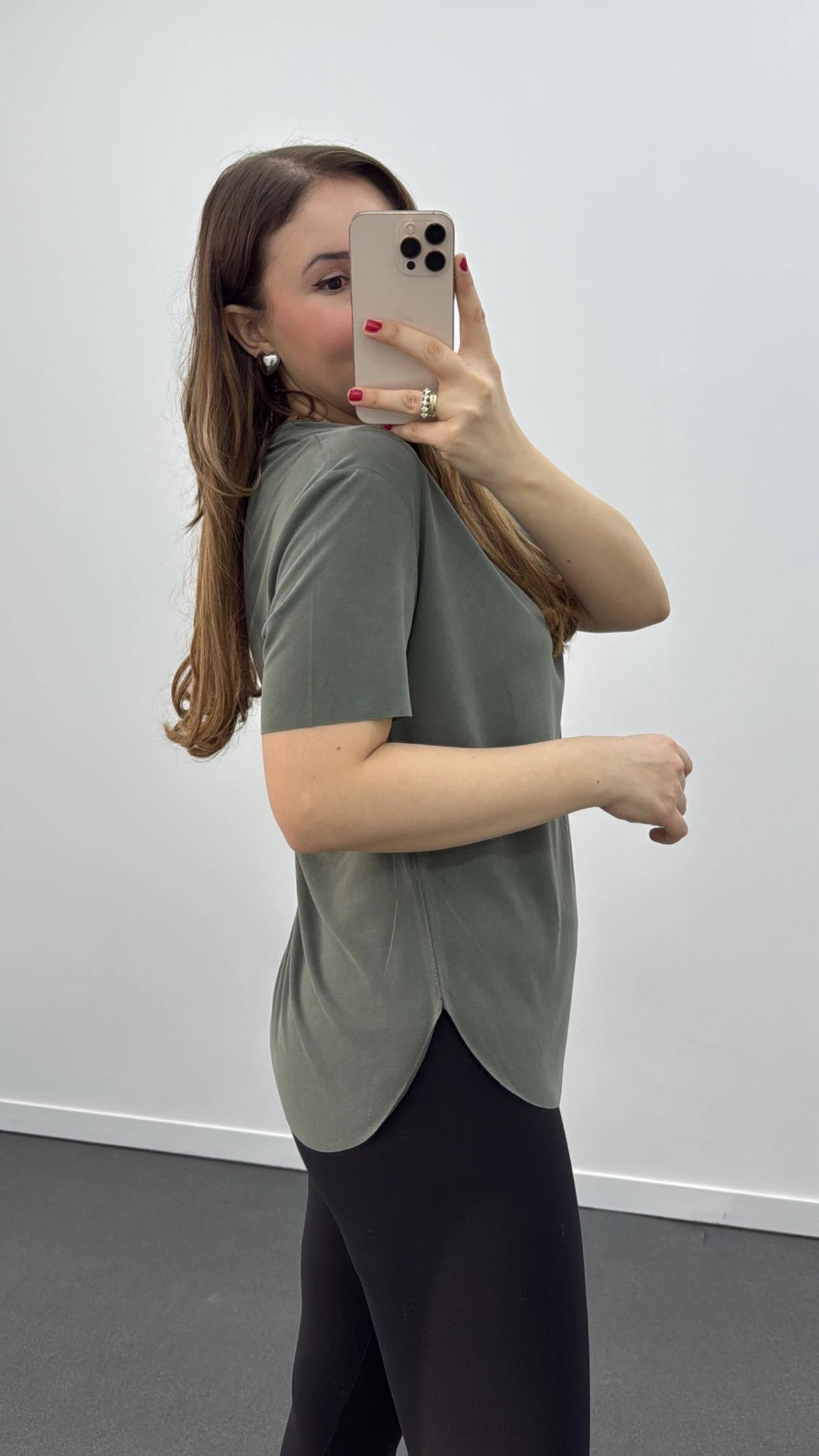Oys Açık Yeşil Modal Kumaşlı Tshirt