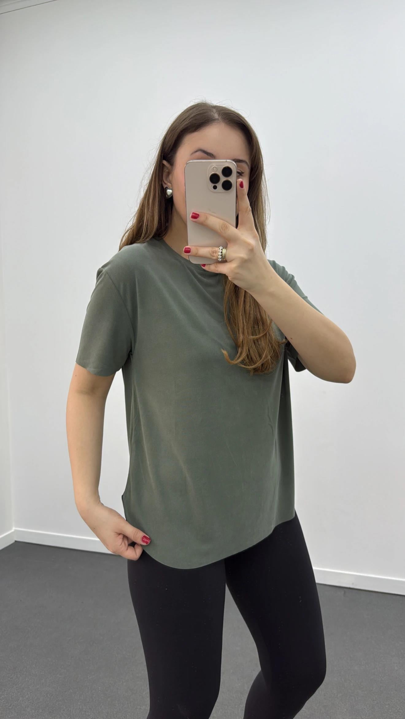 Oys Açık Yeşil Modal Kumaşlı Tshirt