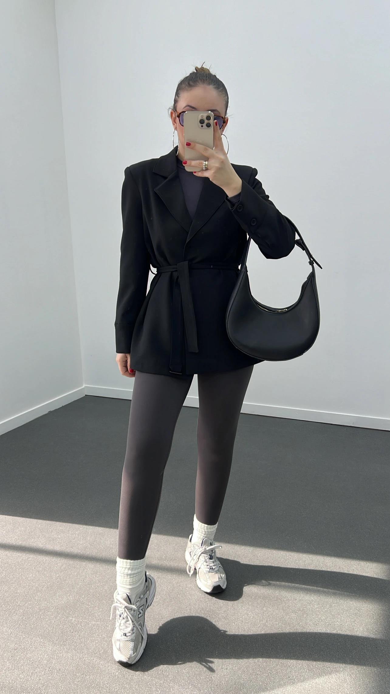 Oys Gri Premium Kumaş Toparlayıcı Tayt