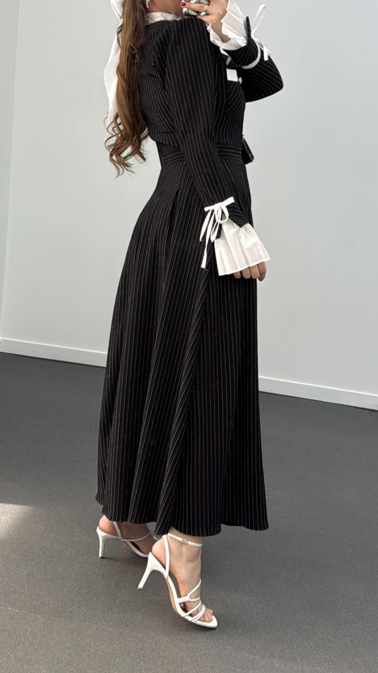 Petunya Fransız Model Tasarım Elbise