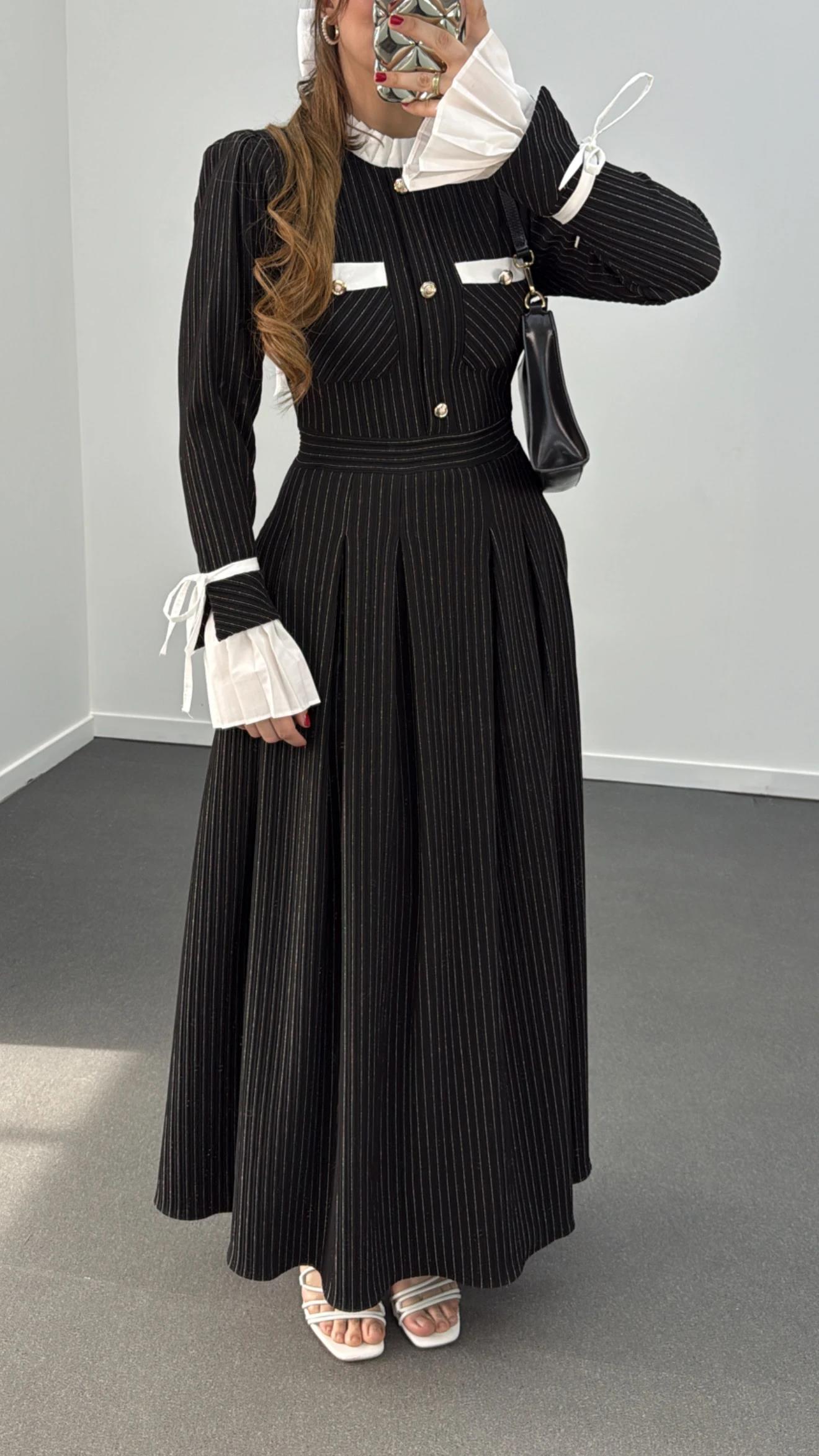 Petunya Fransız Model Tasarım Elbise