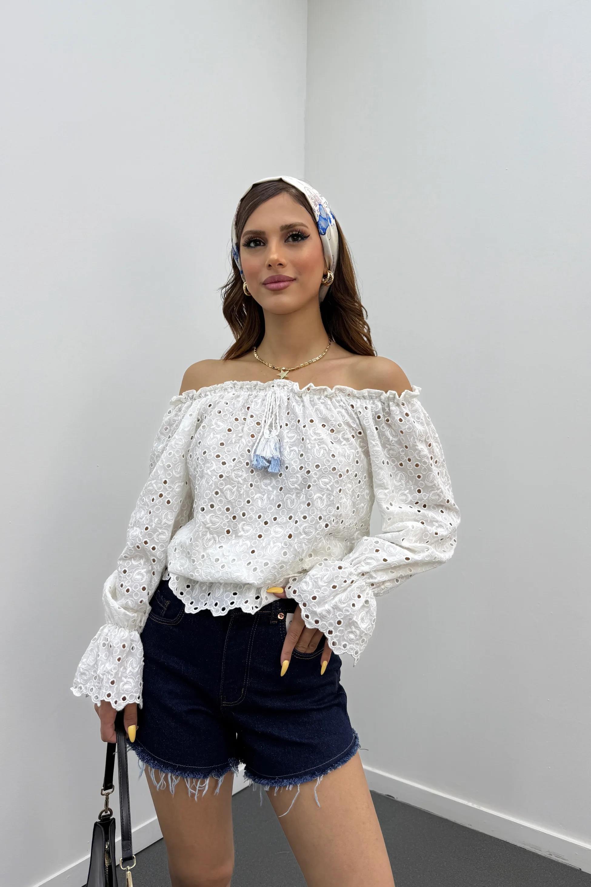 Poker Lacivert Yüksek Bel Mini Kot Şort