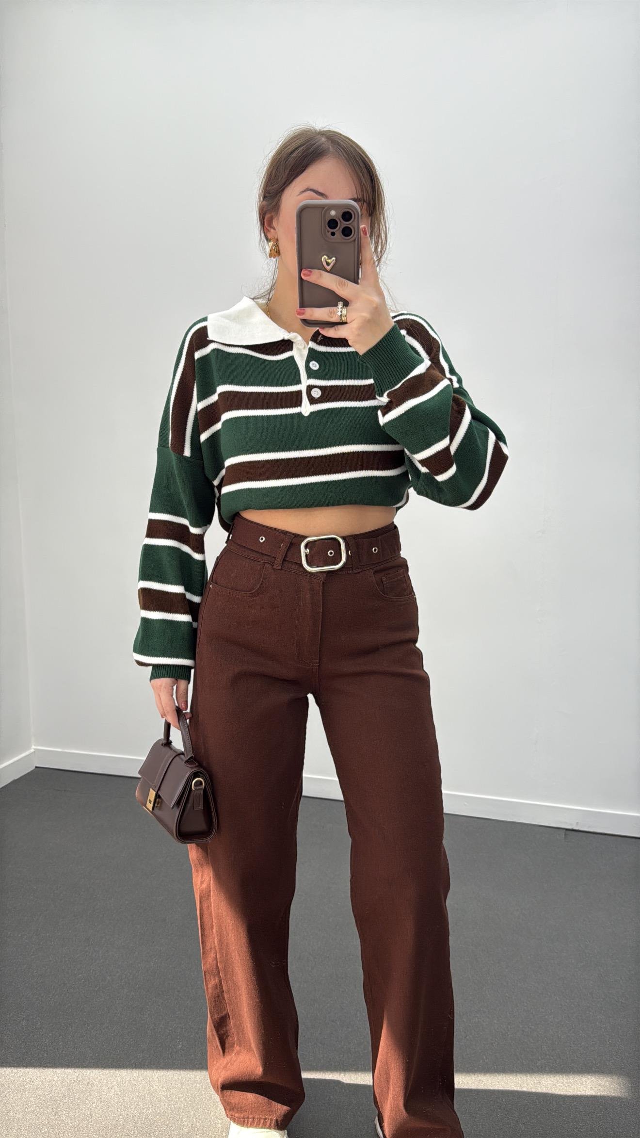 Rico Kahve Kemerli Palazzo Jean