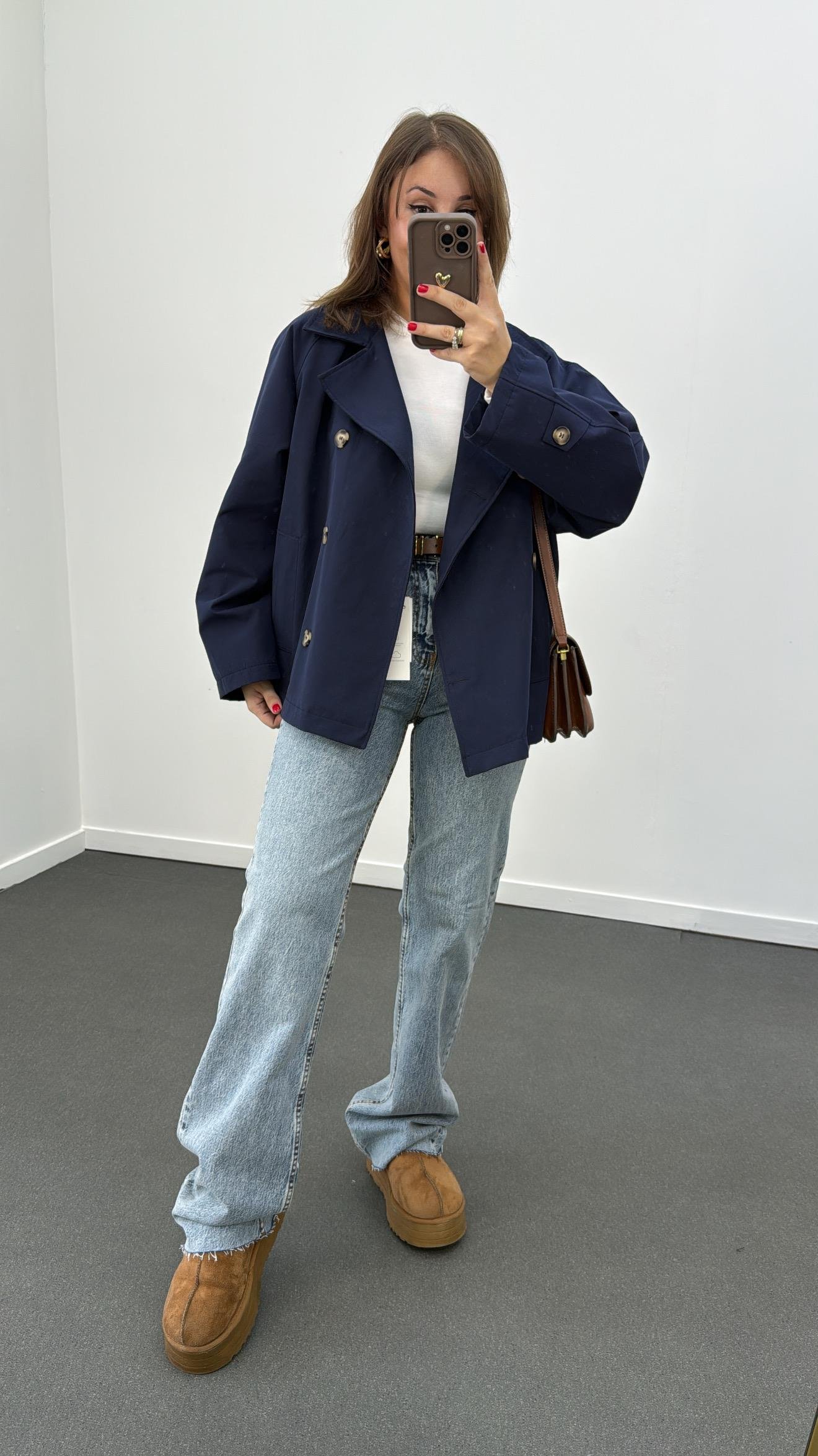 Roma Açık Kot Yıkamalı Wide Leg Jeans