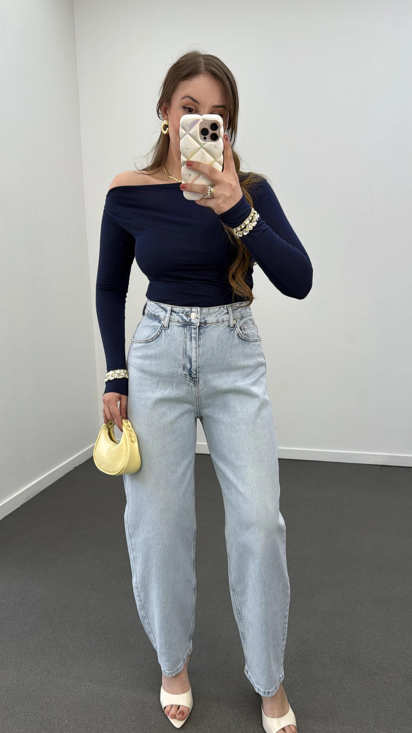 Rulet Kar Yıkama Baloon Fit Jeans