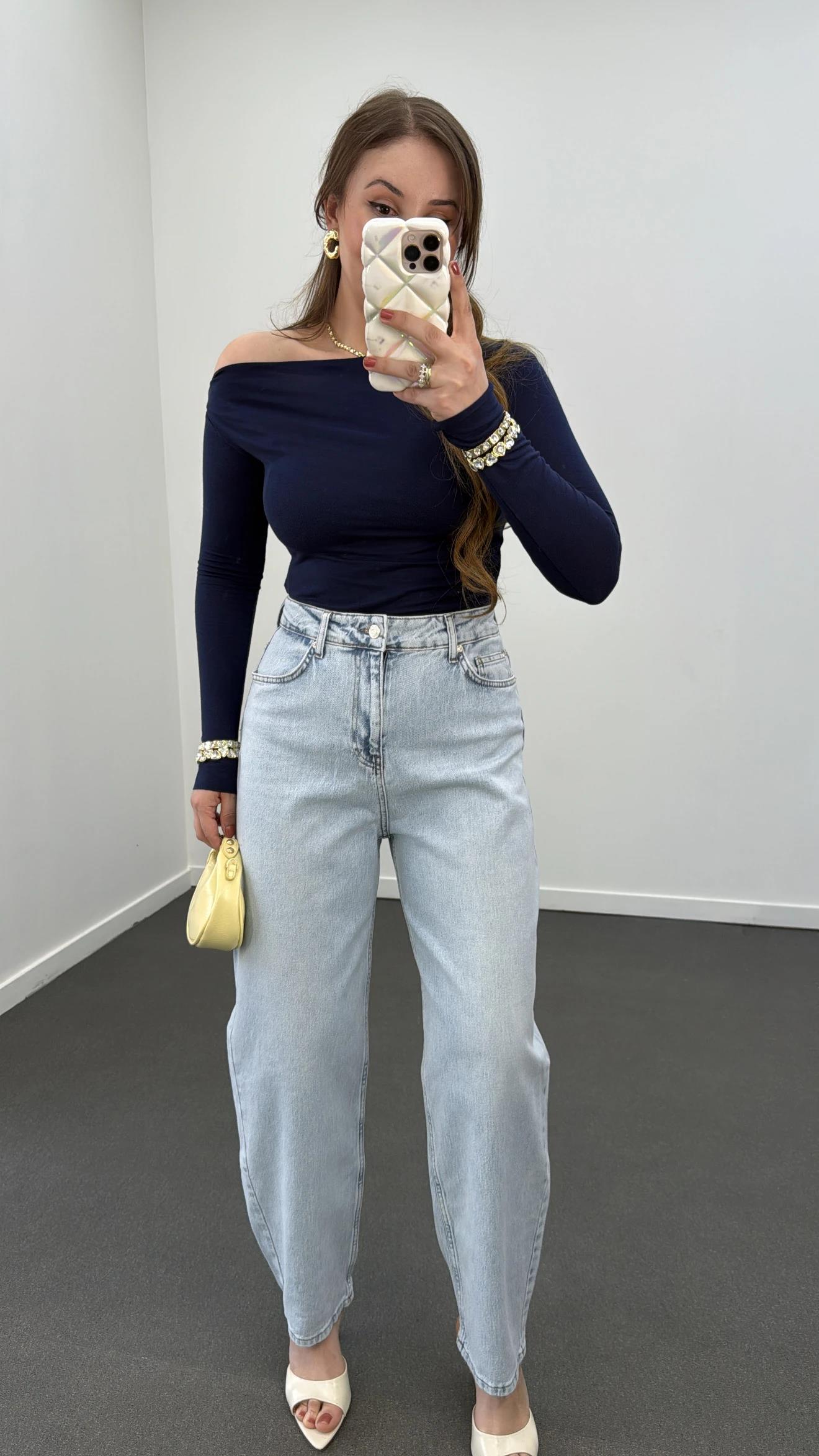 Rulet Kar Yıkama Baloon Fit Jeans