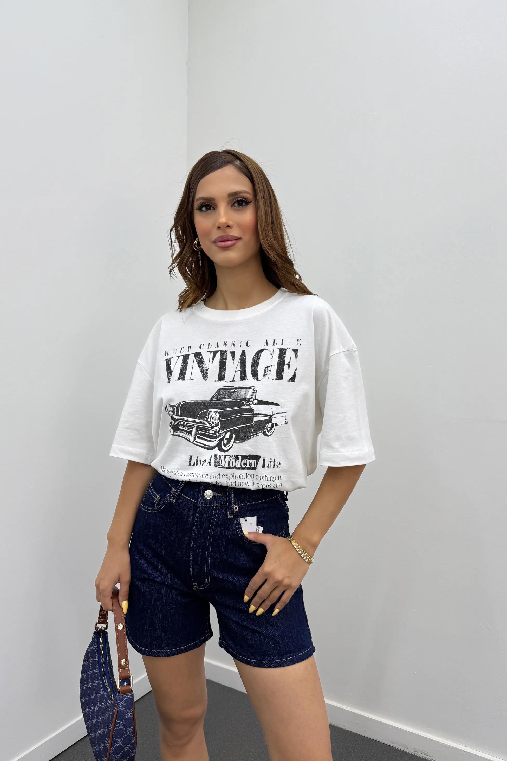 Samira Lacivert Yüksek Bel Kot Şort