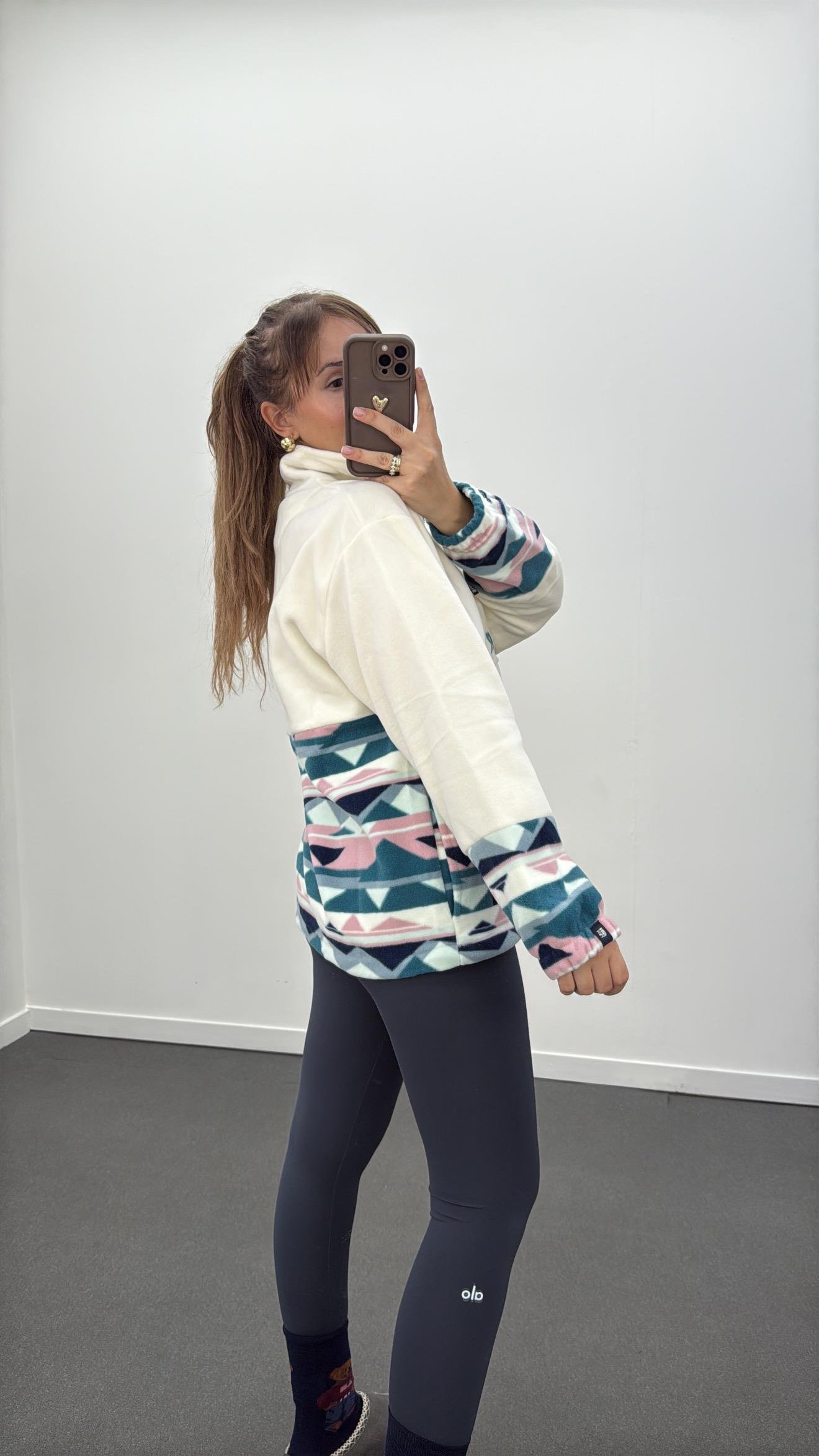 Saphire 3 Renkli Fermuarlı Polar Sweat 