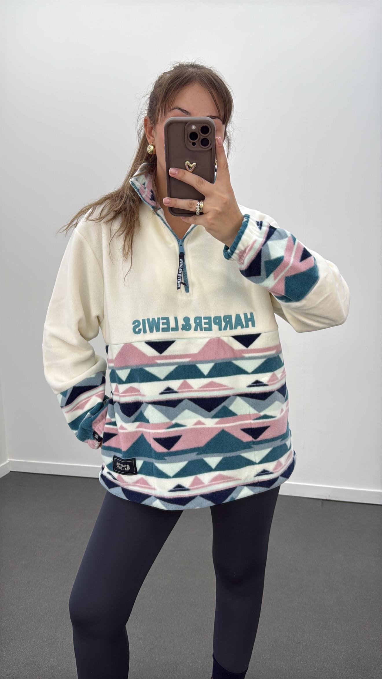 Saphire 3 Renkli Fermuarlı Polar Sweat 