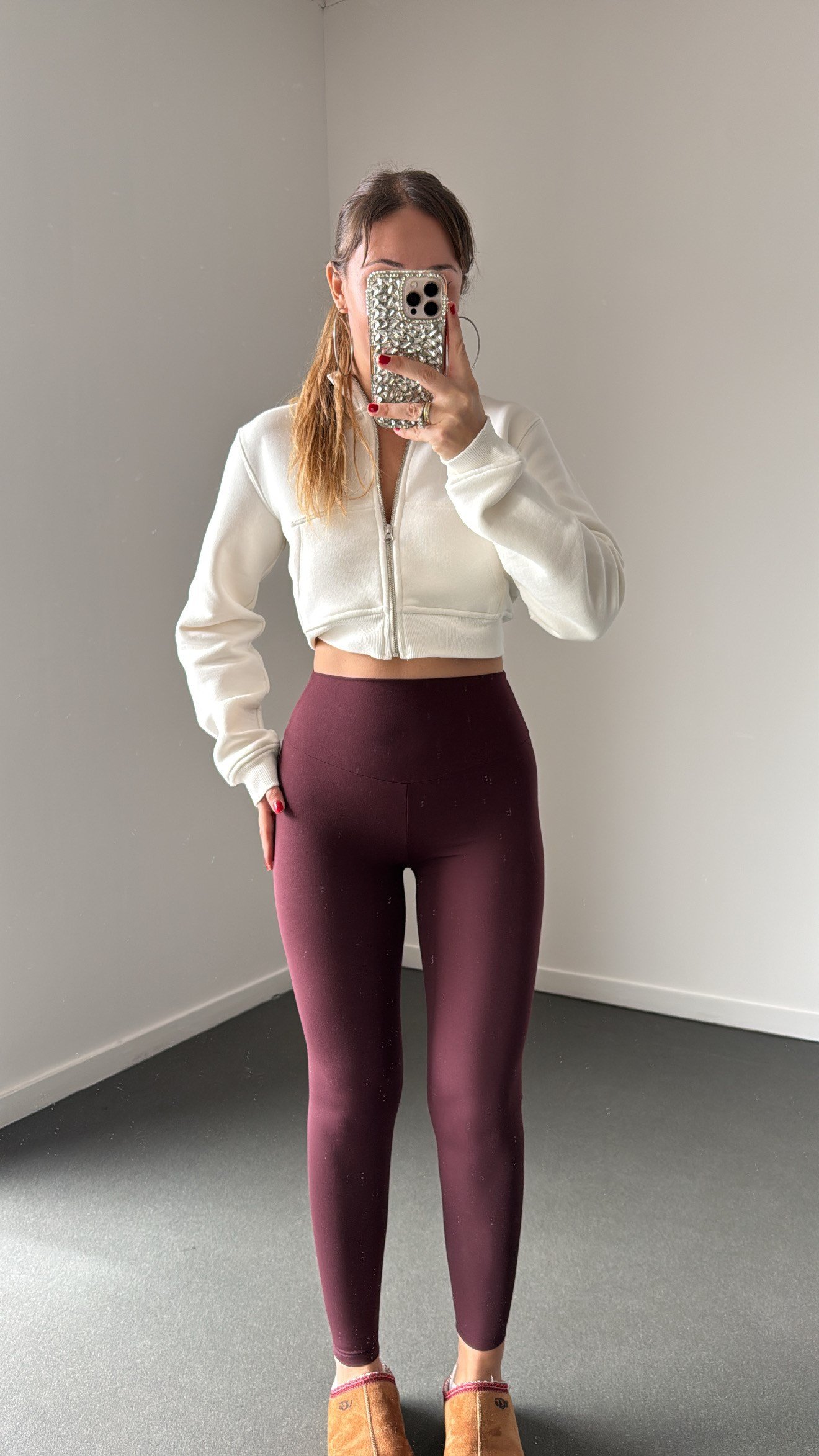 Sculpte Bordo Toparlayıcı Tayt