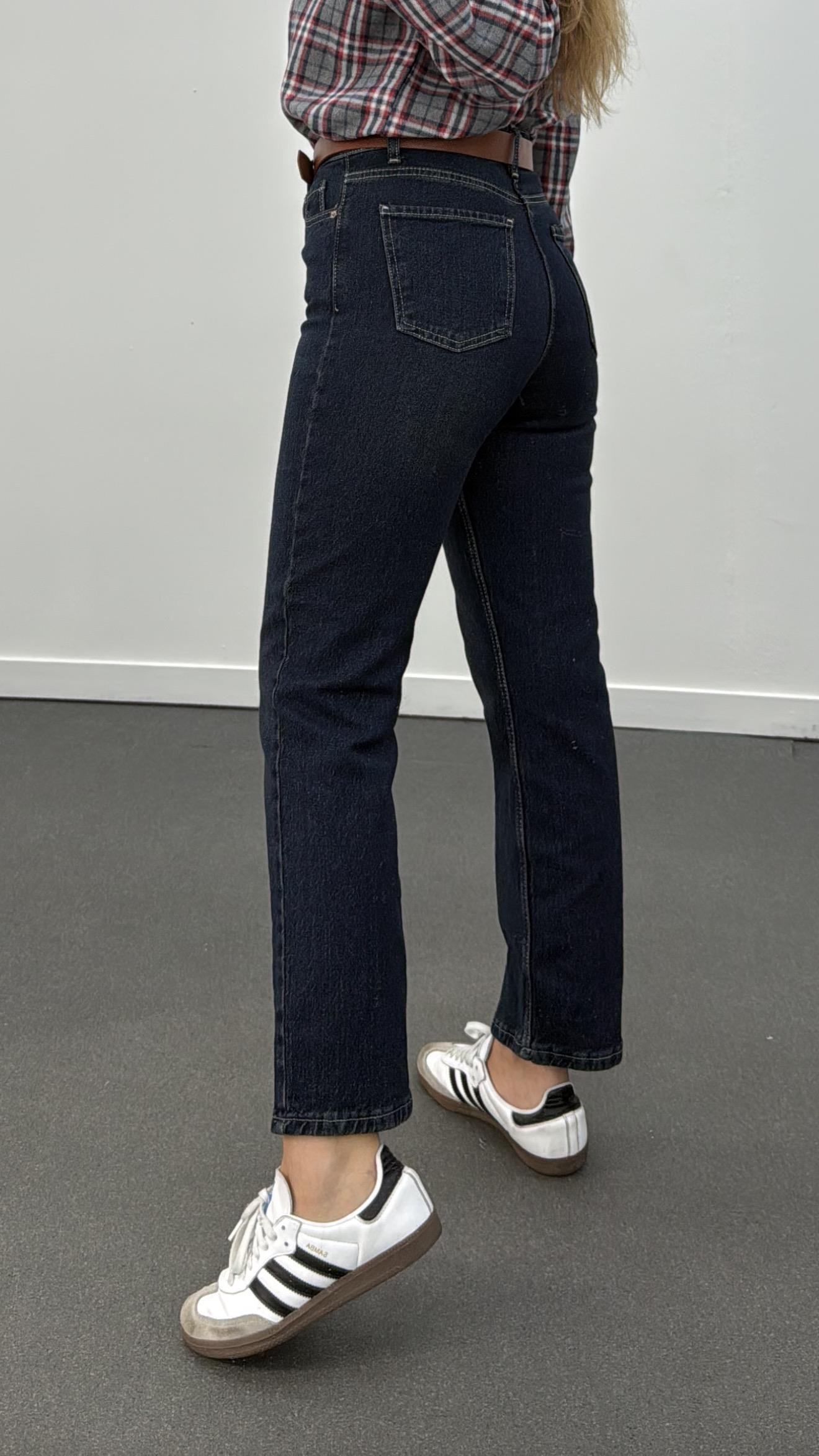 Stochkholm Dark Blue Likralı Jeans