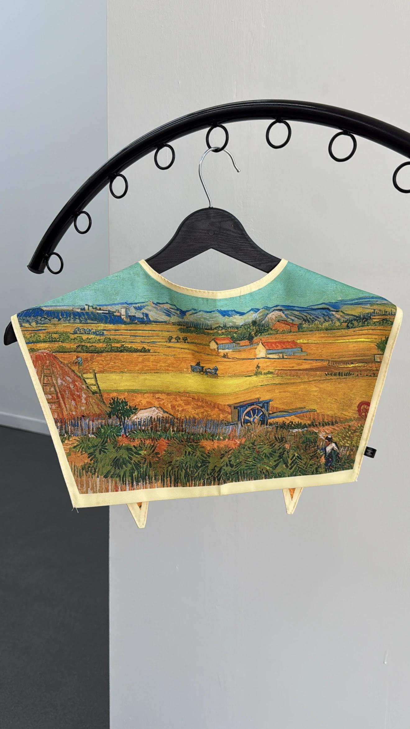 Summer Gökyüzü Desenli Yaka Fular