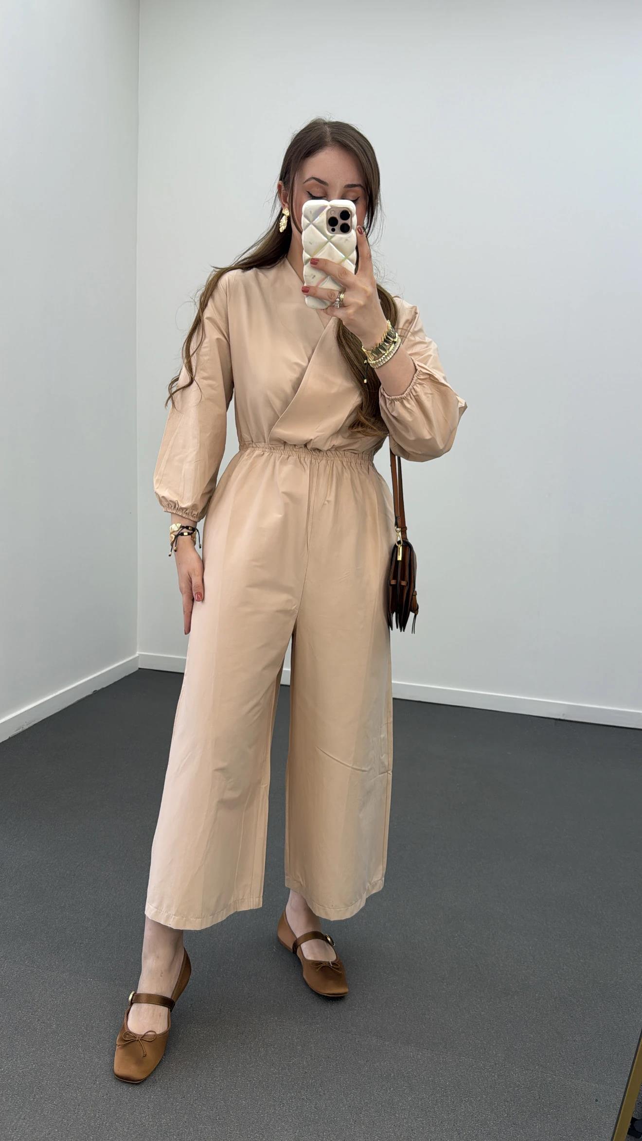 Tailors Kruvaze Bej Tulum