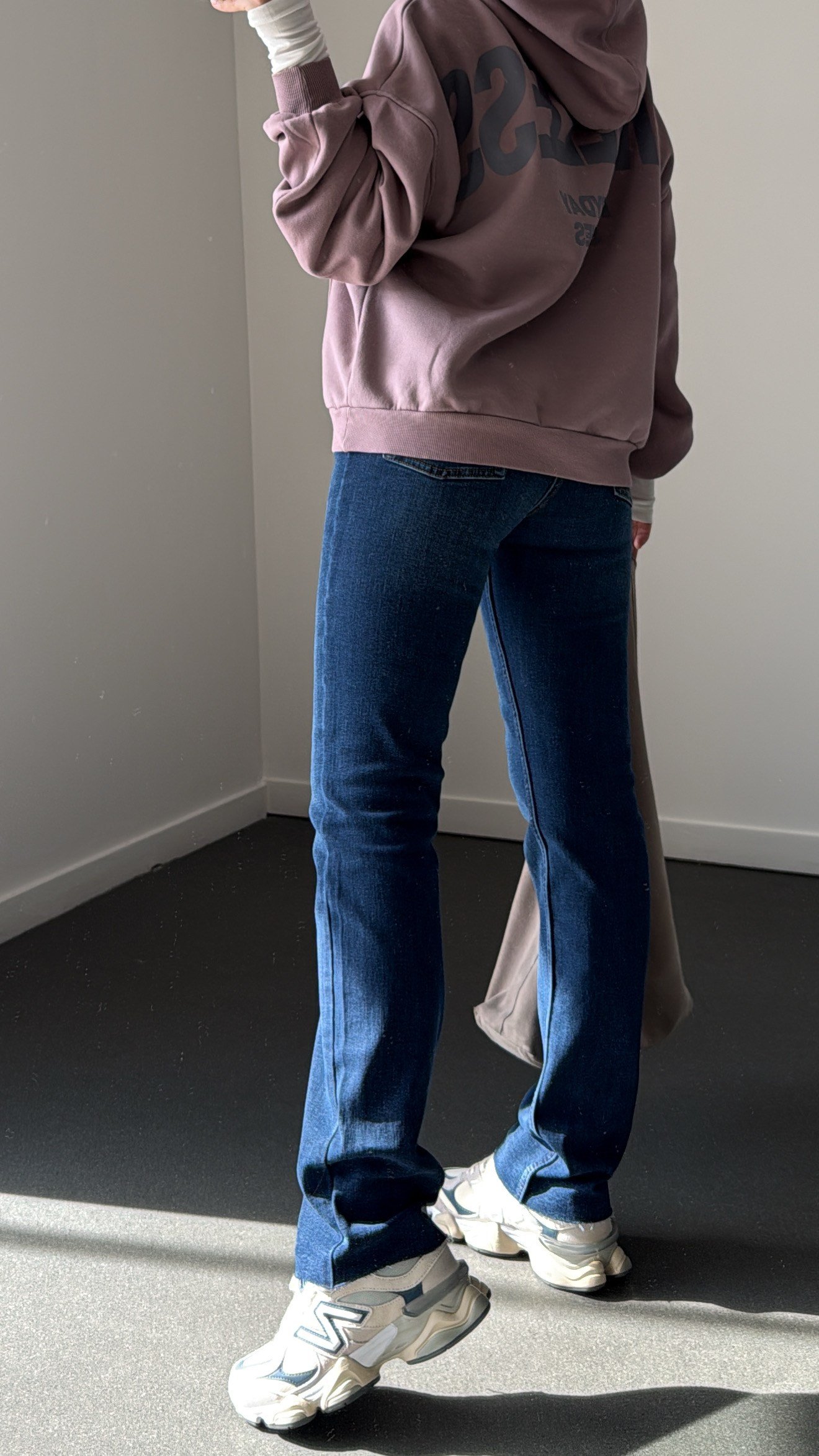 UO Lila Baskılı Sweatshirt