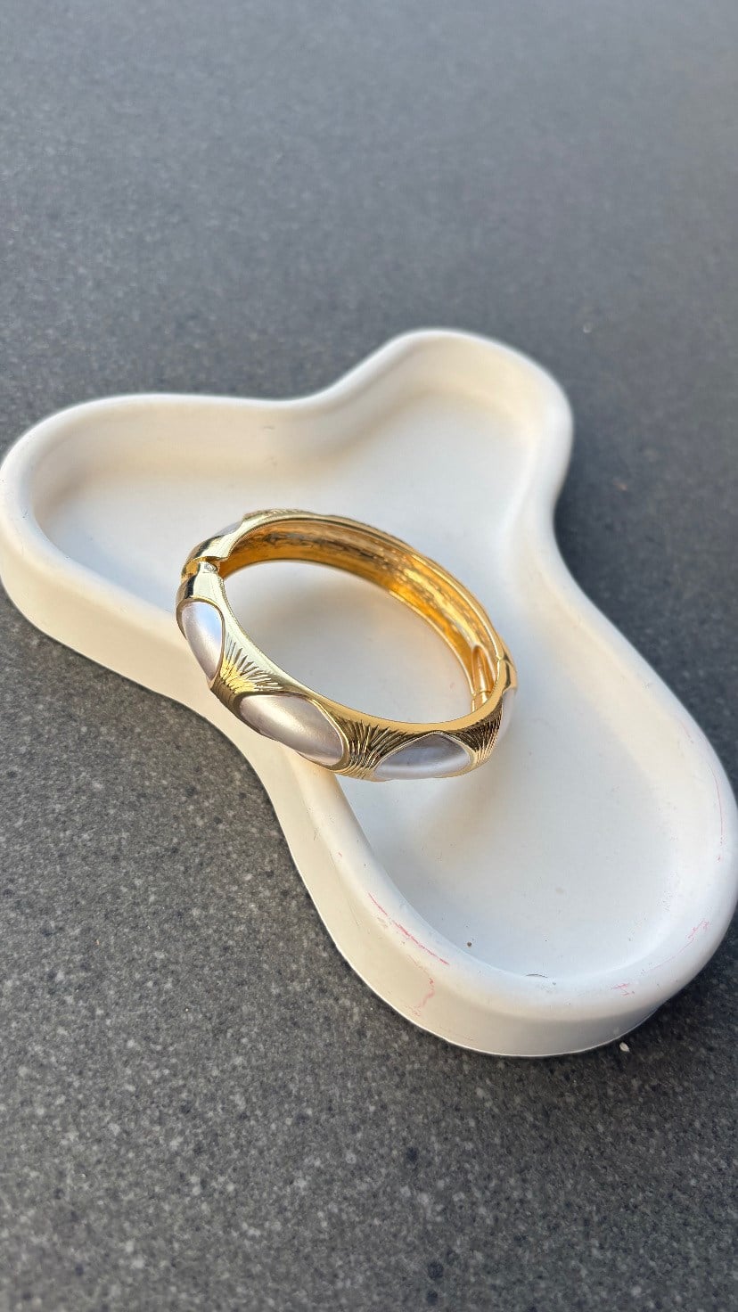 Voula Silver Gold Karışık Bilezik