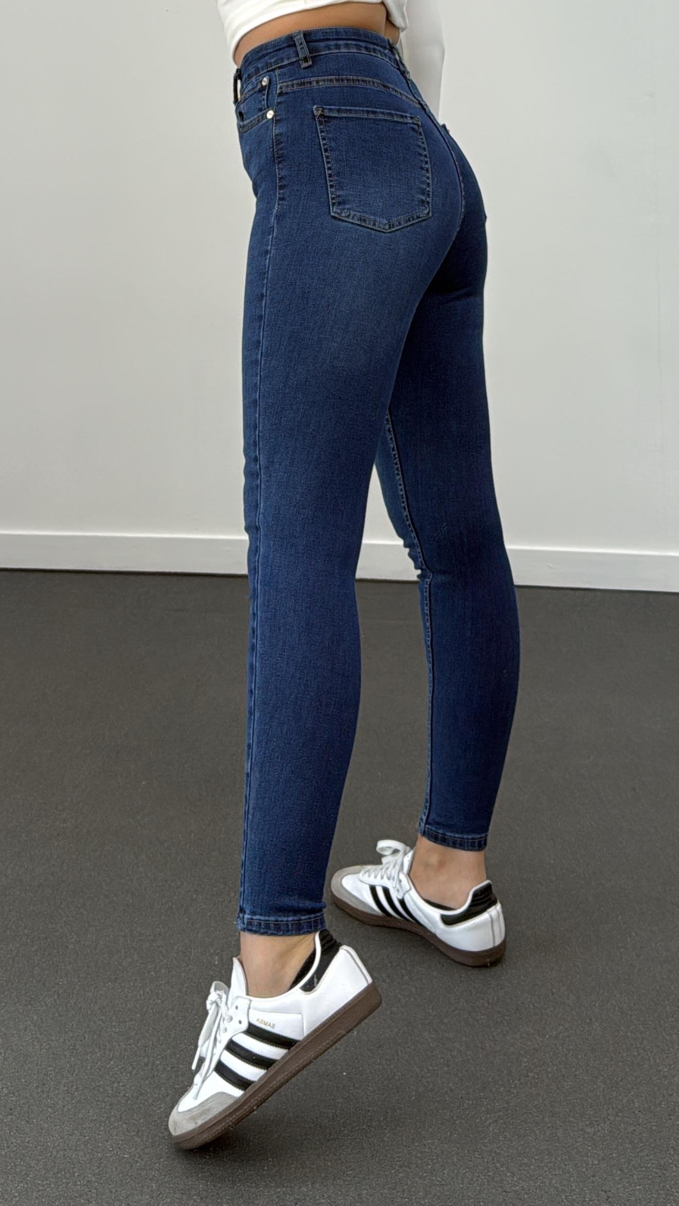 ZR Açık Kot Süper Likralı Toparlayıcı Skinny Jeans