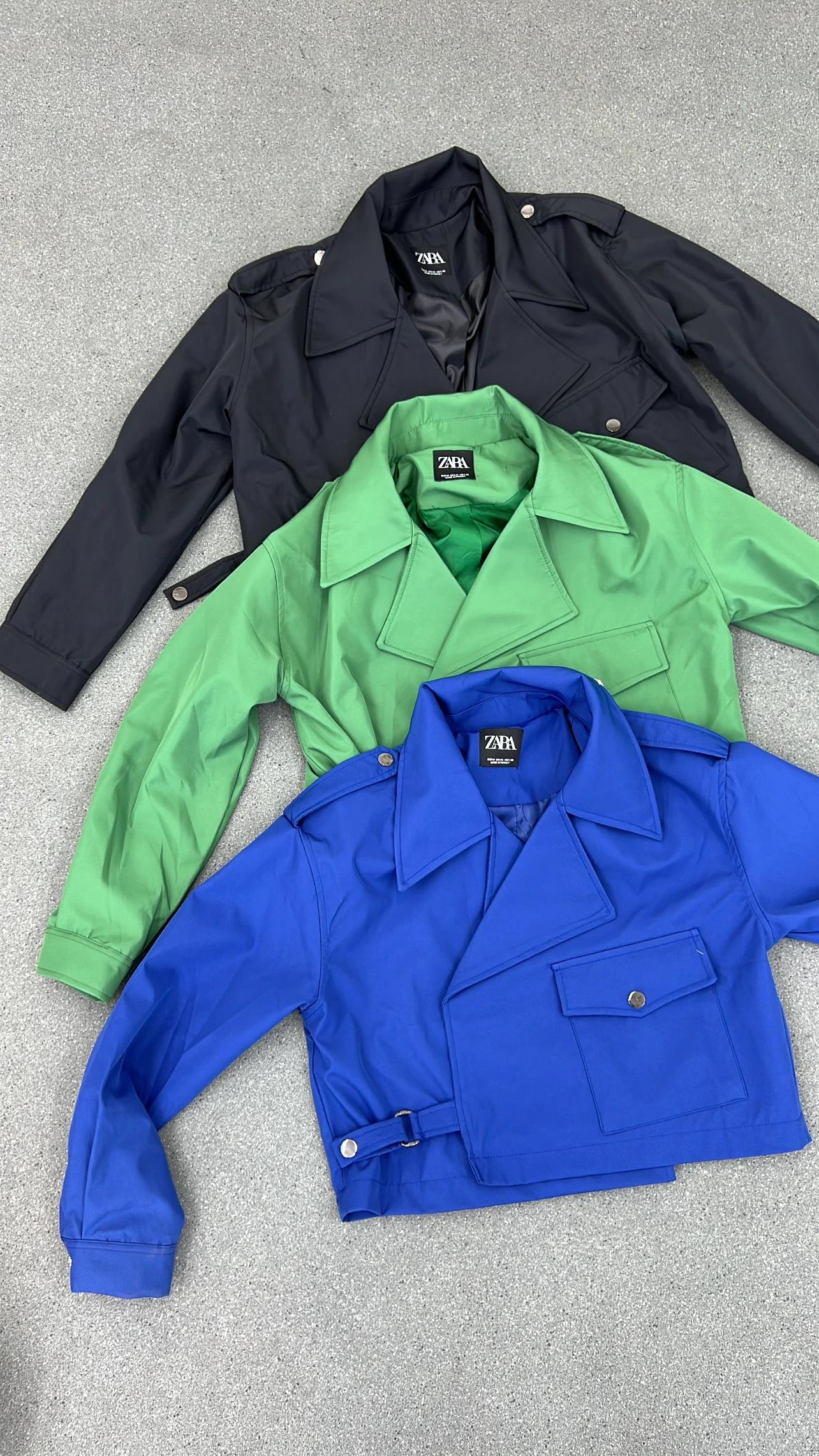 ZR Mavi Kruvaze Model Trenç