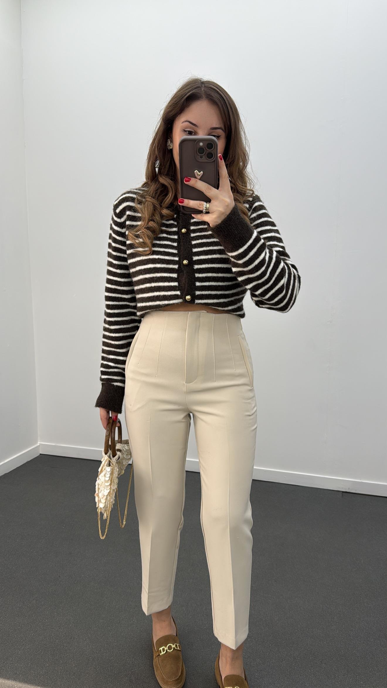 ZR Taş Pensli Kumaş Pantolon