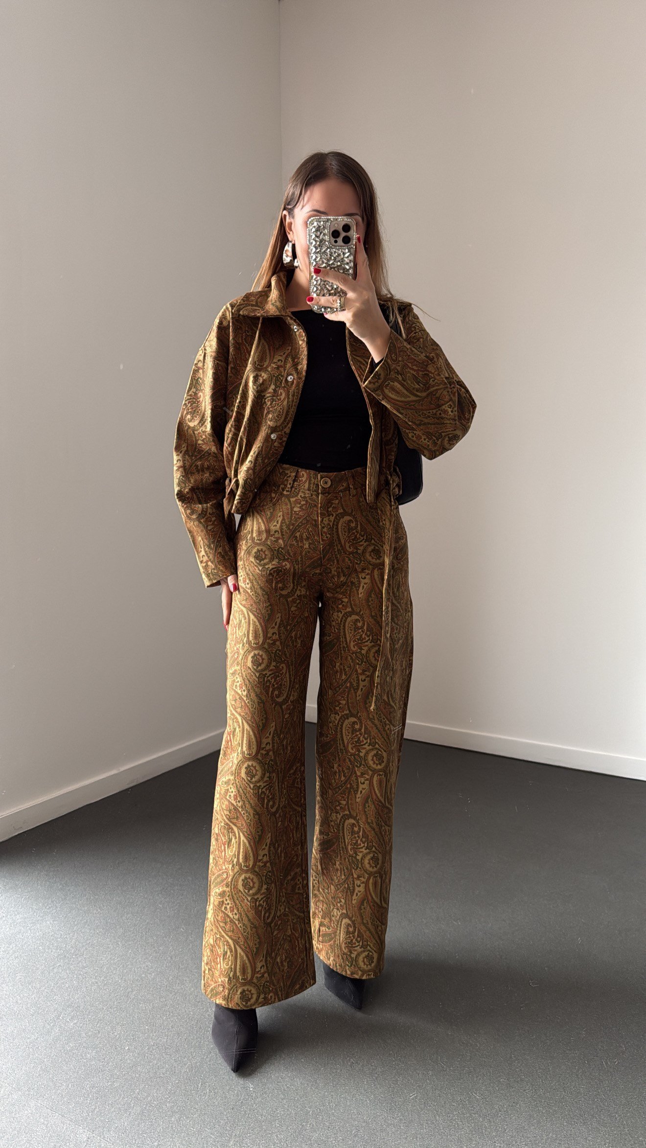 Zuleika Etnik Desenli Premium Pantolon