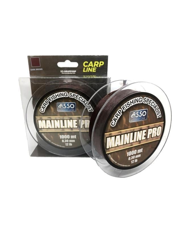Asso Mainline Pro Special Carp Fishing Line 1.000Mt Dark Brown