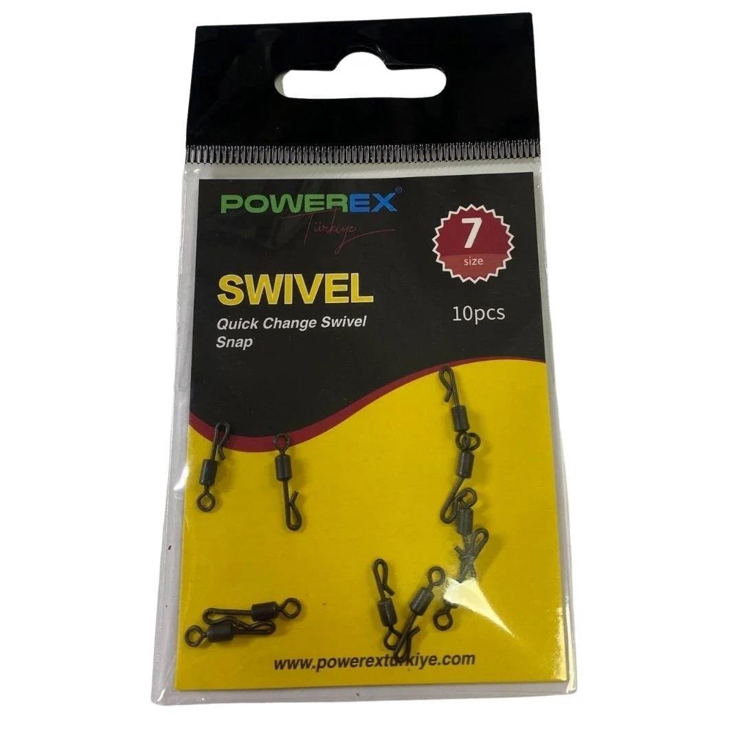 Powerex Quick Change Swivel Snap 7No. 10 Adet