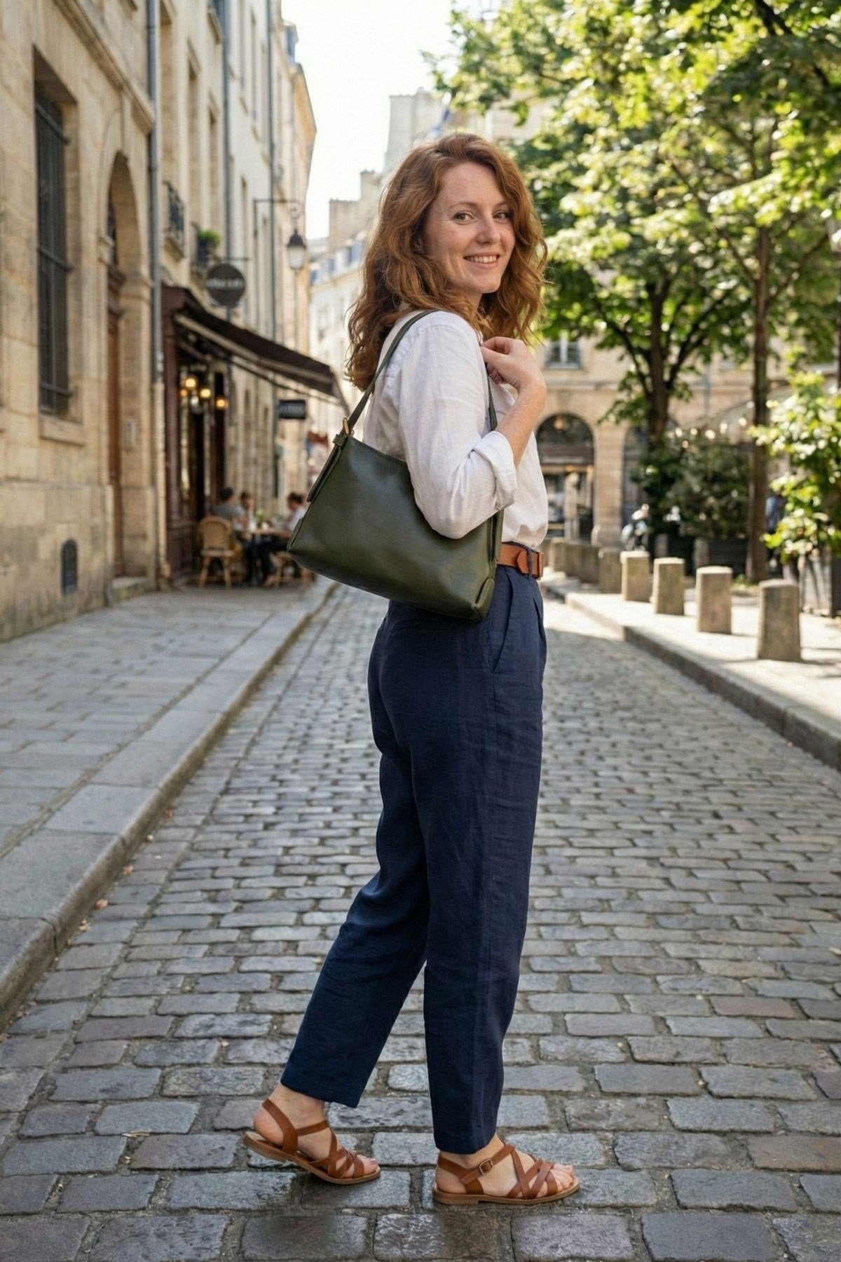 Vivazzaluxe Modern Tasarım Yeşil Deri Orta Boy Kadın Çanta PORTFÖY & CLUTCH