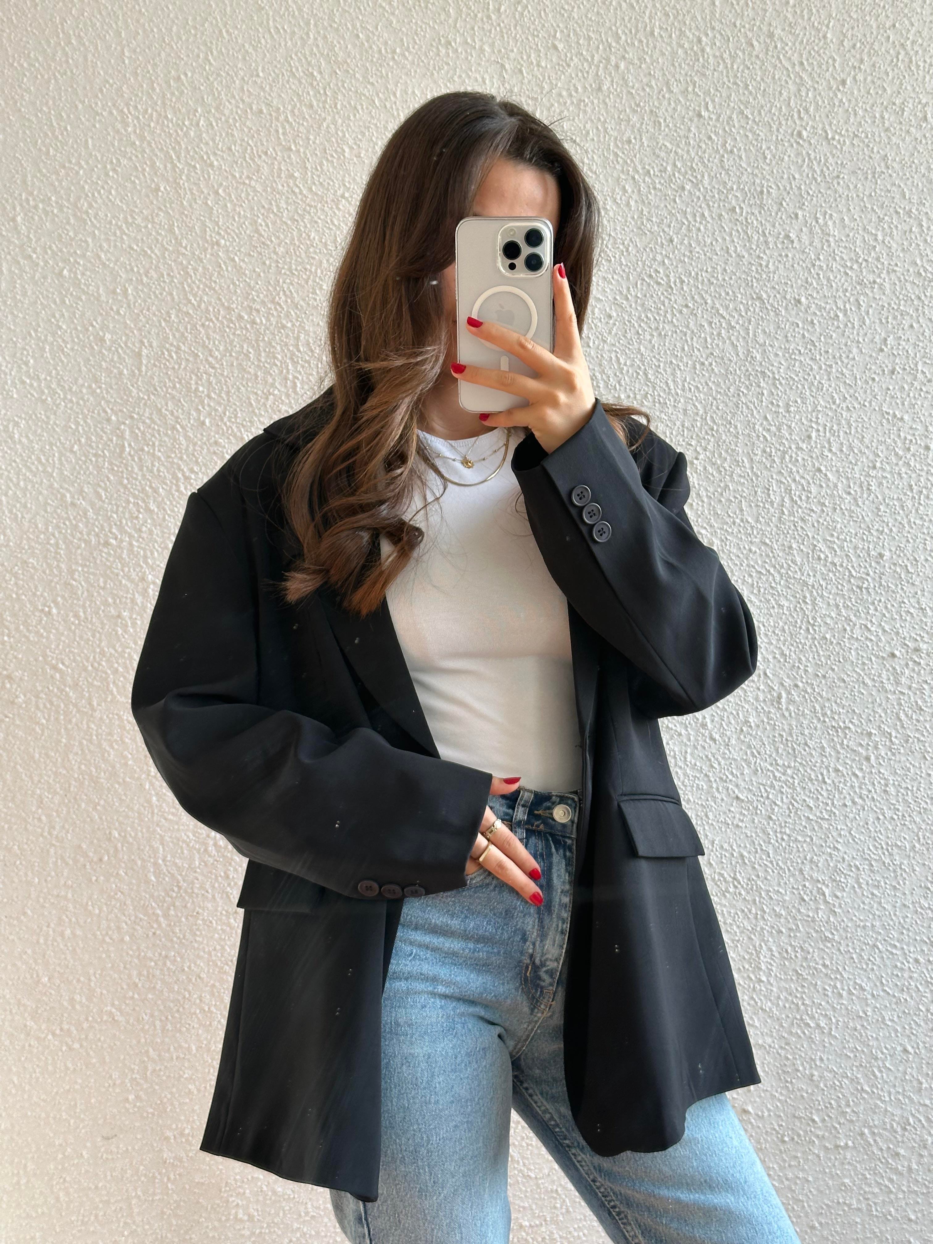Boy Fit Kesik Paça Jean - Lacivert