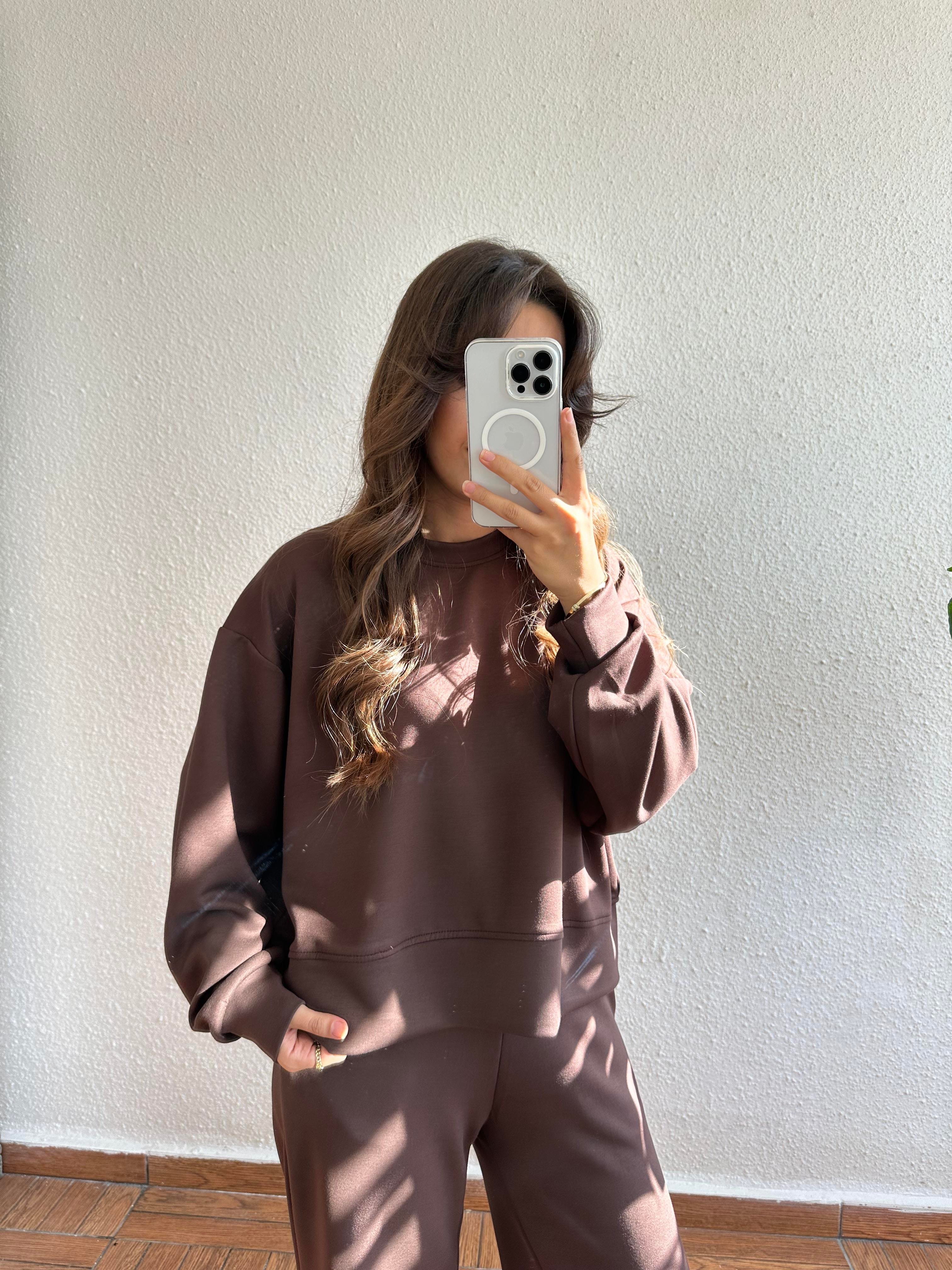Modal Eşofman Takım - Kahverengi
