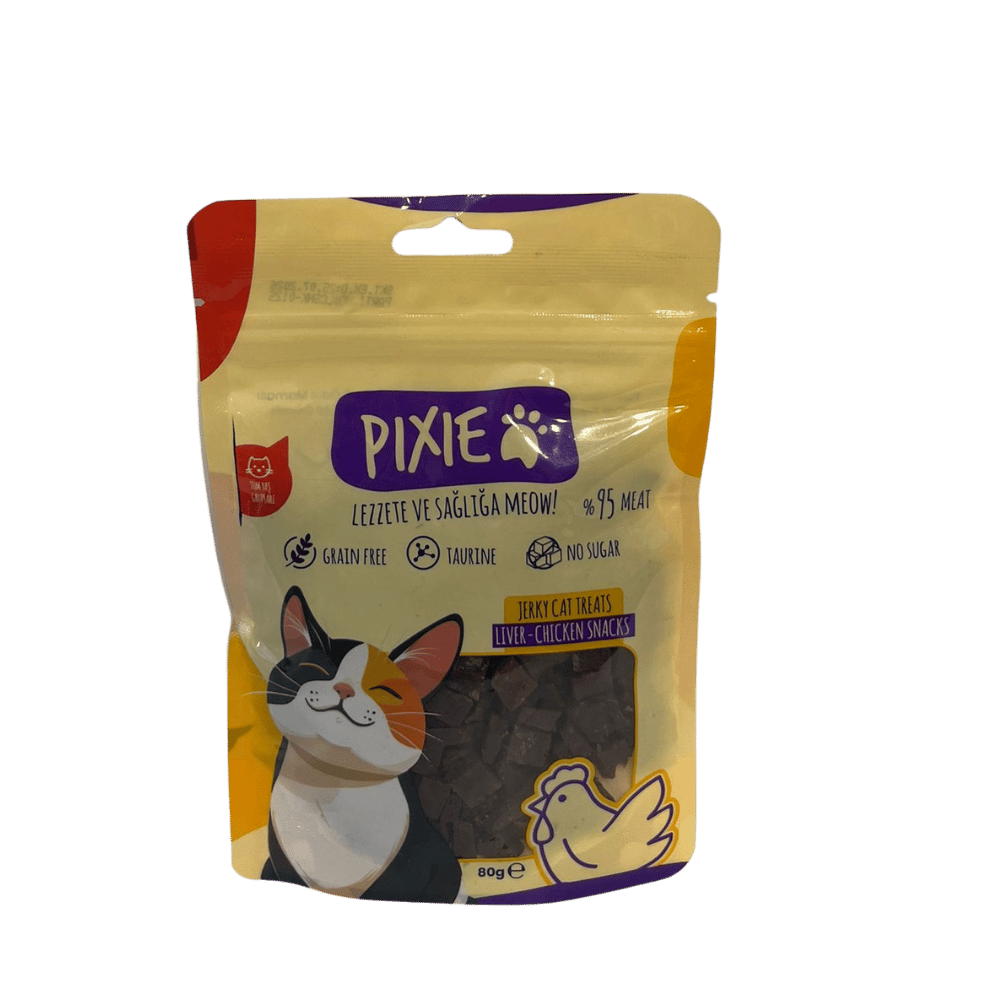 Pixie Yetikin Kedi Tavuklu Ve Ciğerli Ödül Maması 80 GR - PXC-103