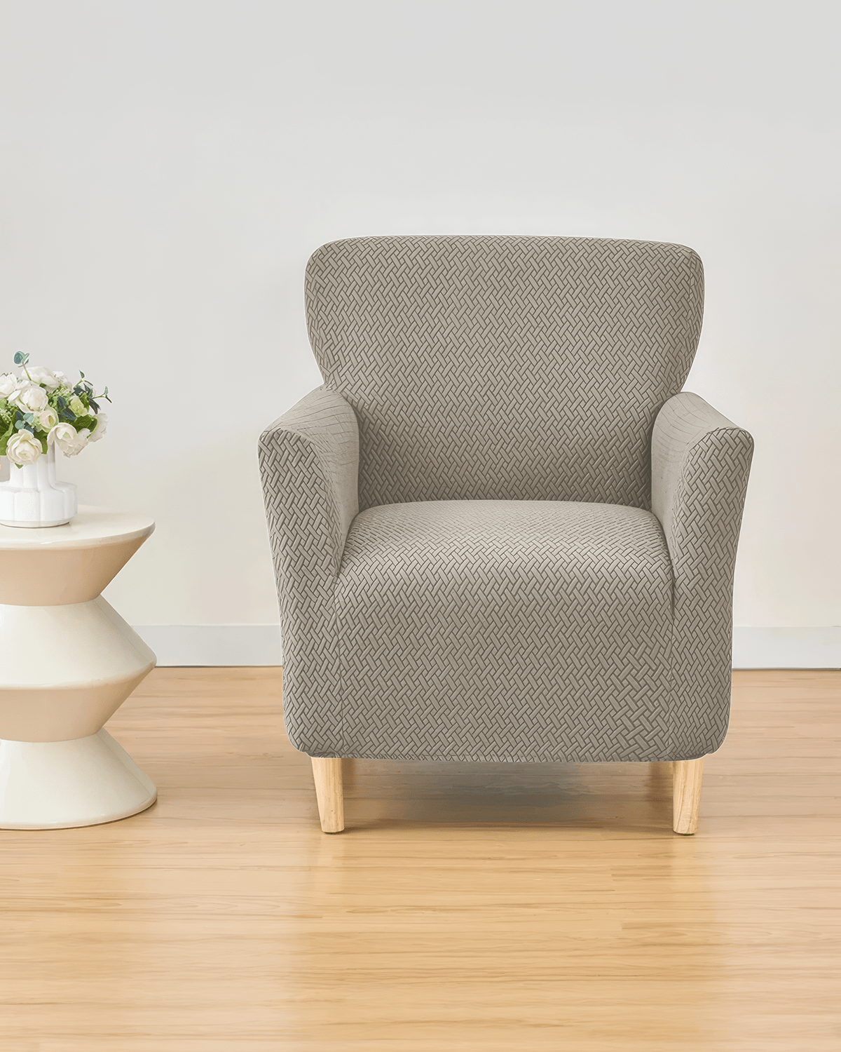 3.3.1.1 Koltuk Örtüsü Koltuk Kılıfı Takımı Lastikli Sofa Cover / Bej