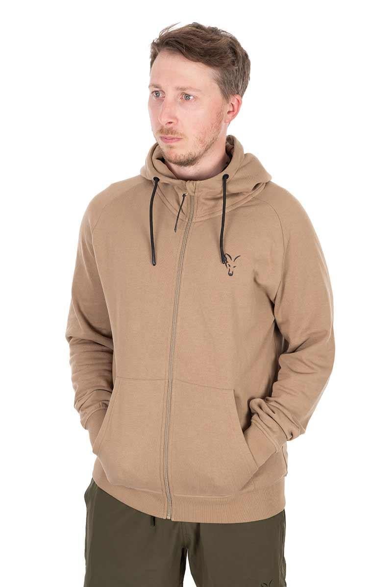 Fox Collection LW Fermuarlı Kapüşonlu Sweatshirt