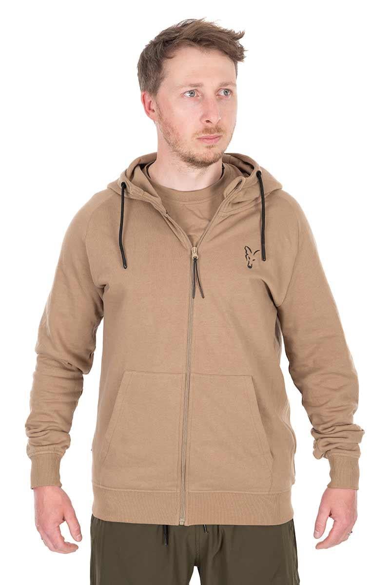 Fox Collection LW Fermuarlı Kapüşonlu Sweatshirt