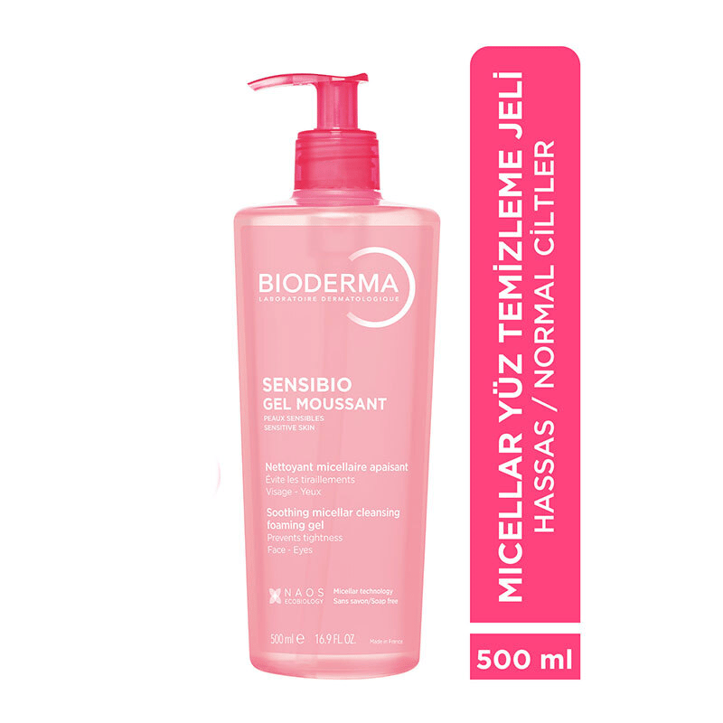 Bioderma Sensibio Foaming Cilt Temizleme Jeli 500 ml