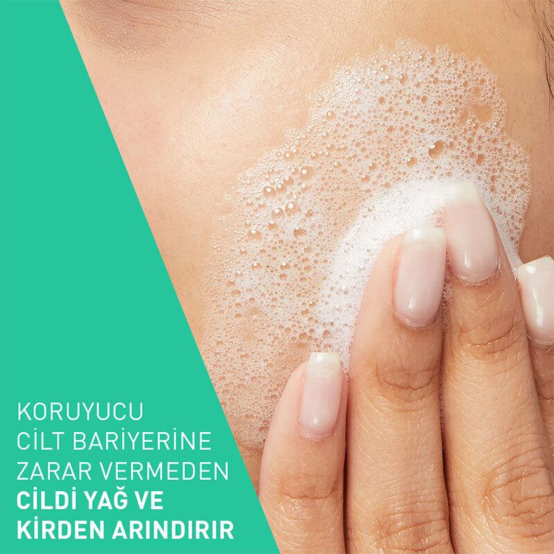 CeraVe Normal Ve Yağlı Ciltler İçin Köpüren Temizleyici 473 ml - Refill