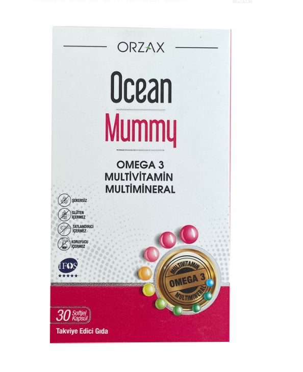 Orzax Ocean Mummy 30 Softjel Kapsül