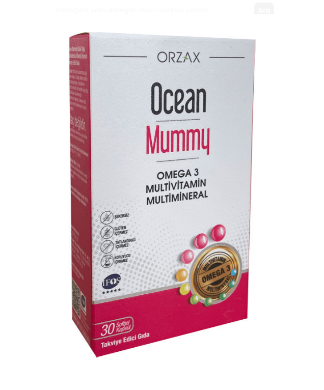 Orzax Ocean Mummy 30 Softjel Kapsül