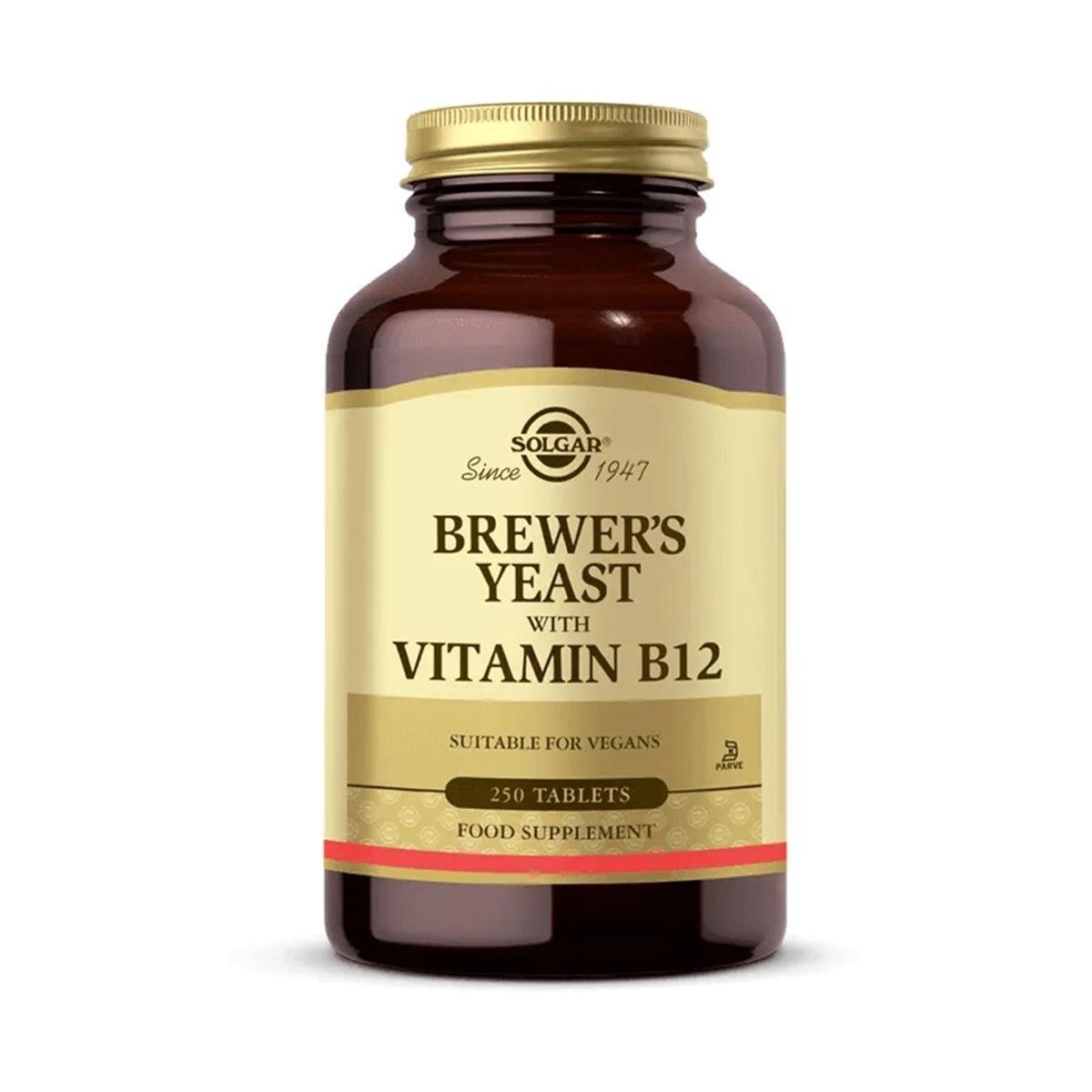 Solgar Brewer's Yeast with Vitamin B12 250 Tablet