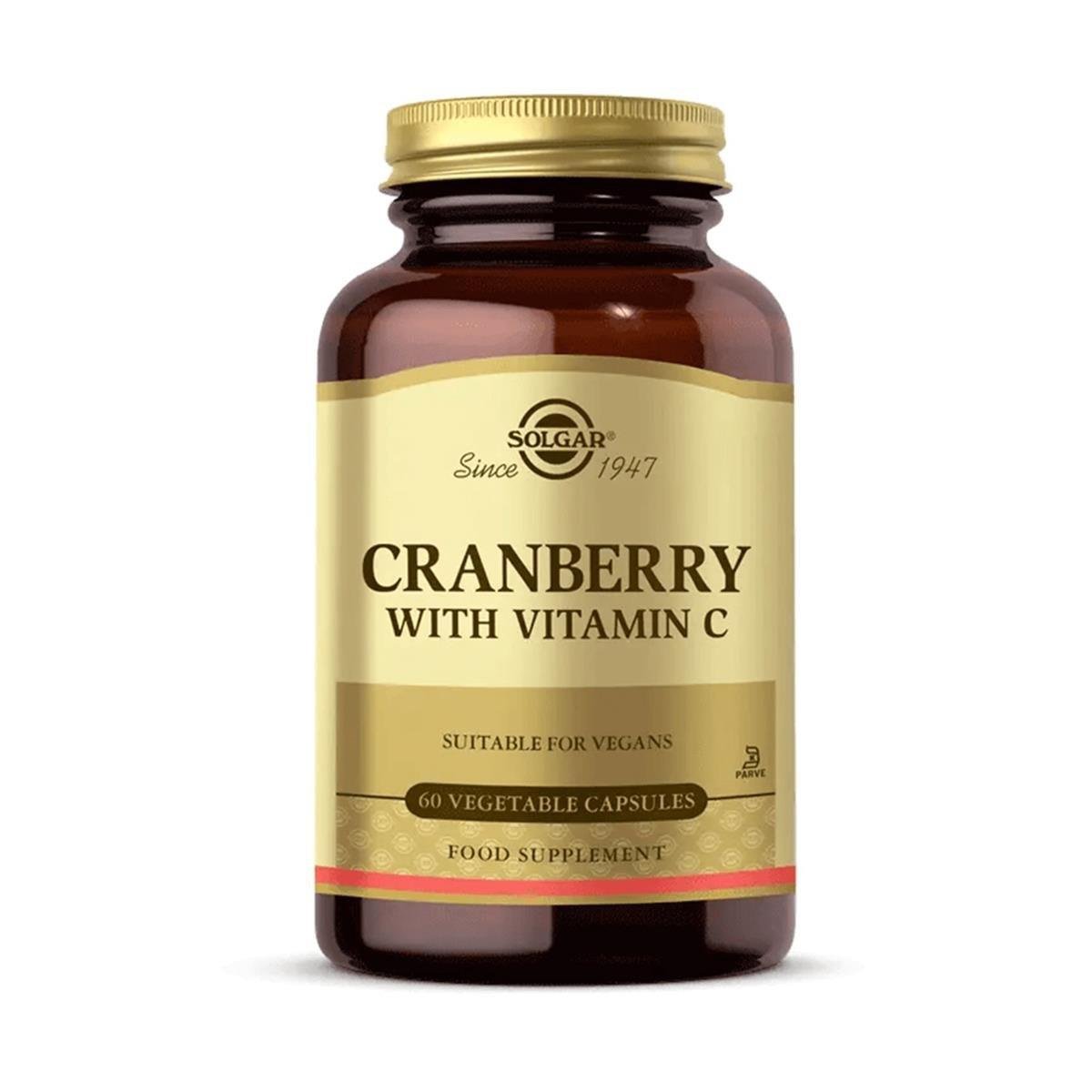 Solgar Cranberry With Vitamin C 60 Kapsül