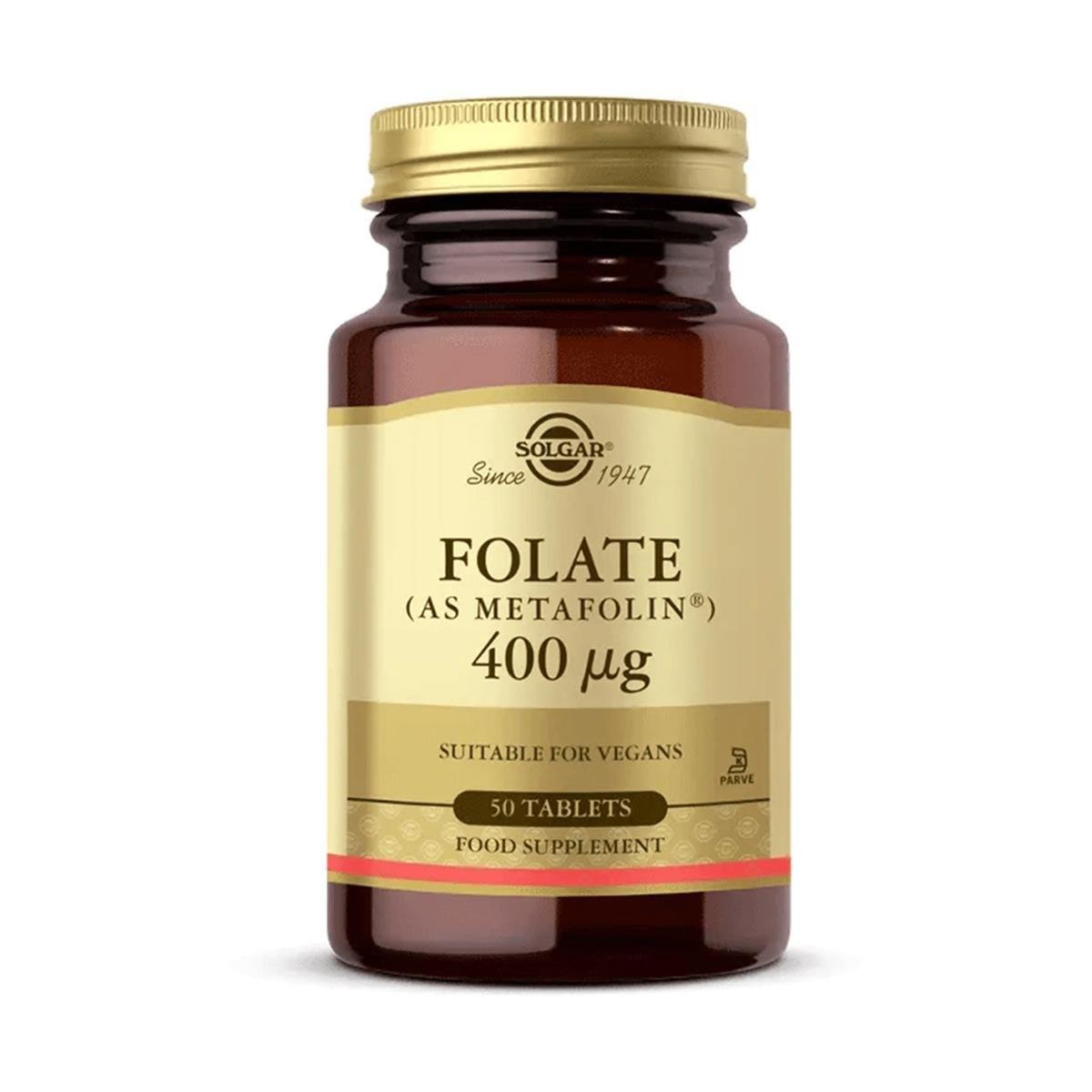 Solgar Folate (Metafolin®) 400 mcg 50 Tablet