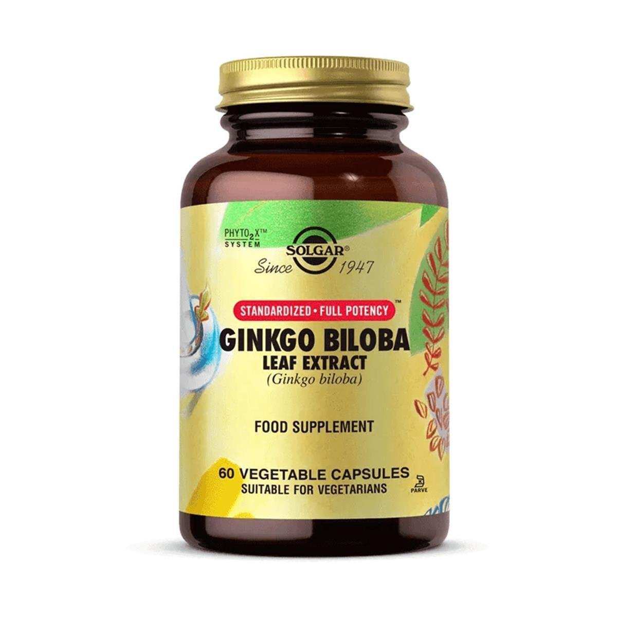 Solgar Ginkgo Biloba Leaf Extract 60 Kapsül